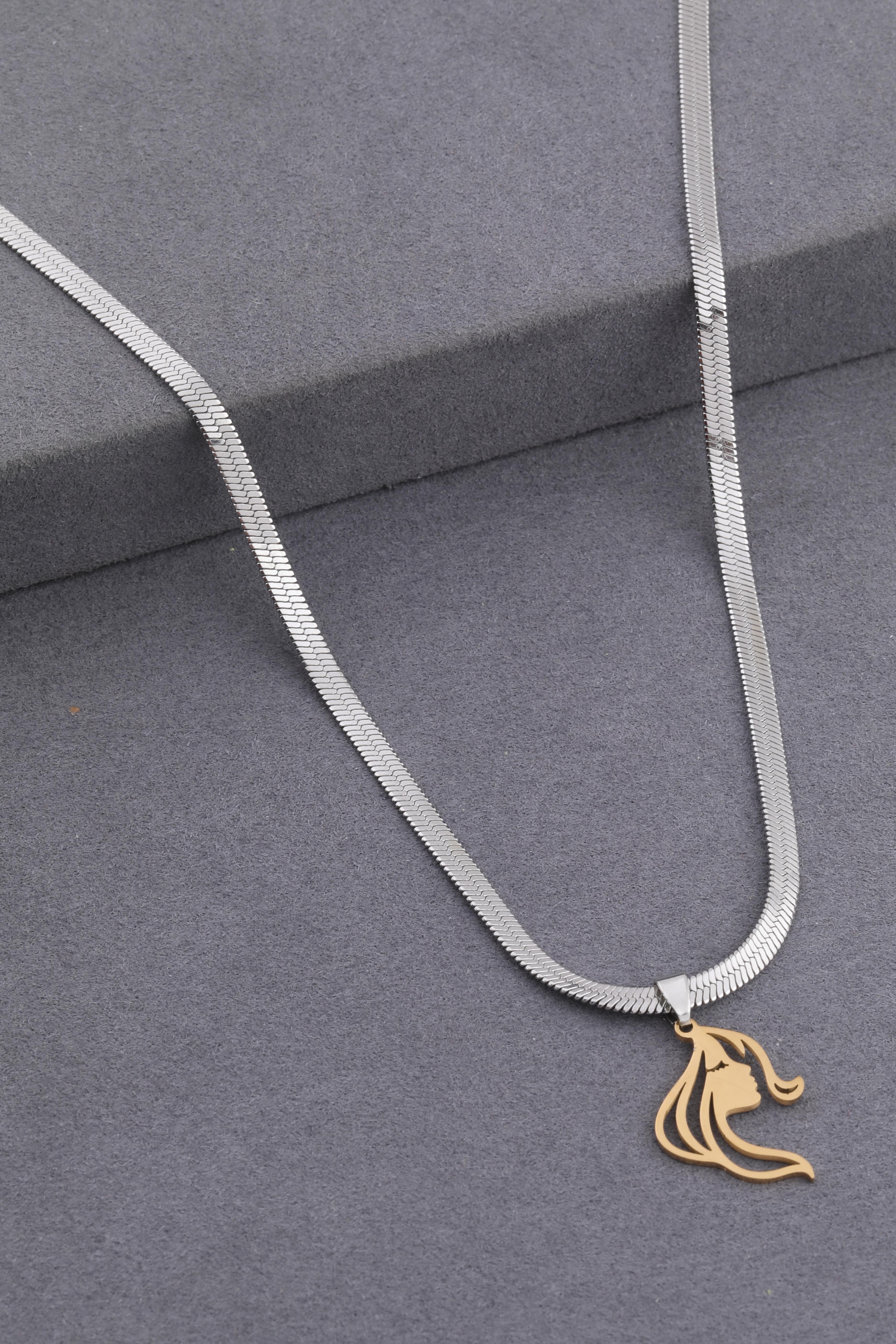 Çelik Kolye 45cm