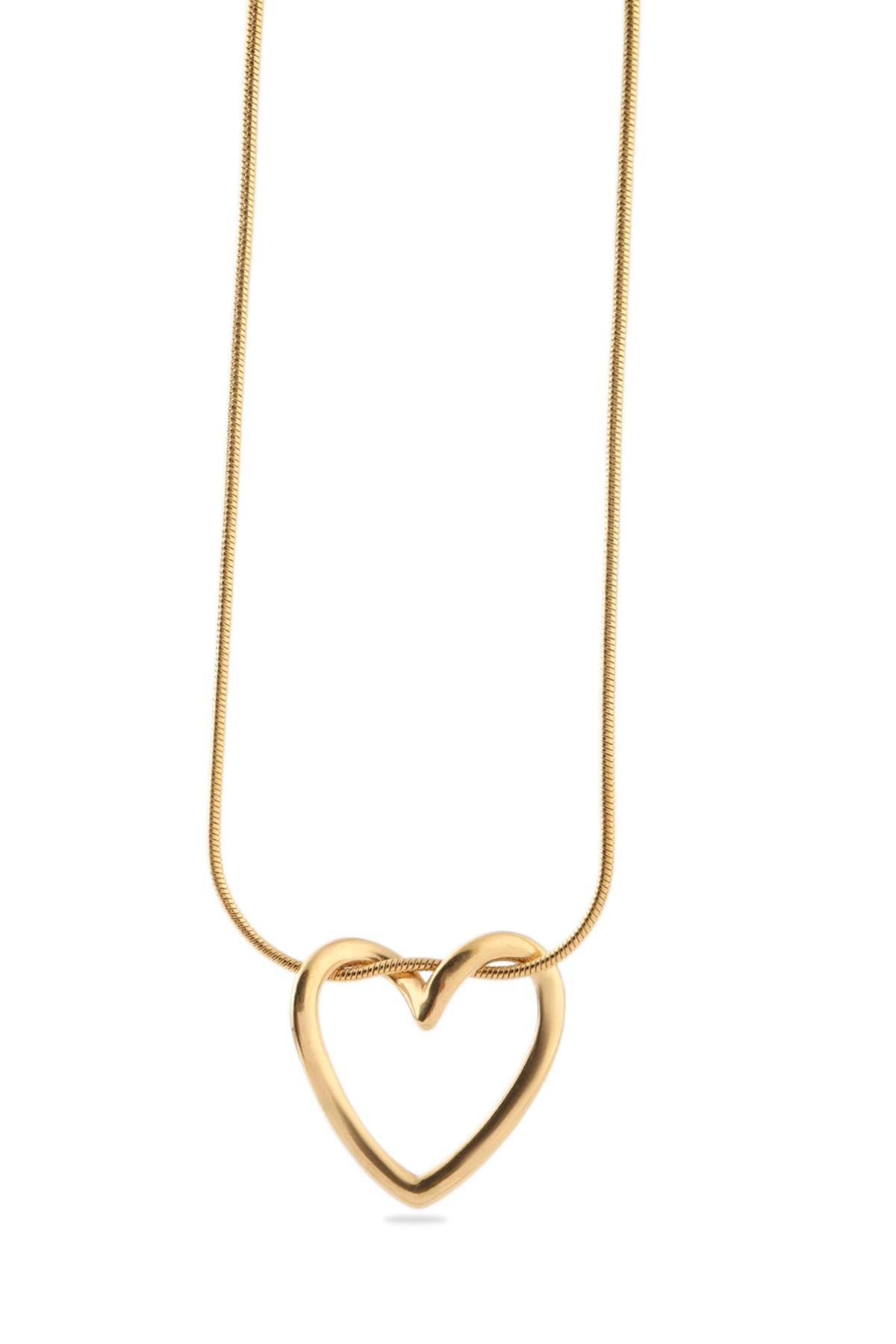 Çelik Kolye 45cm Gold