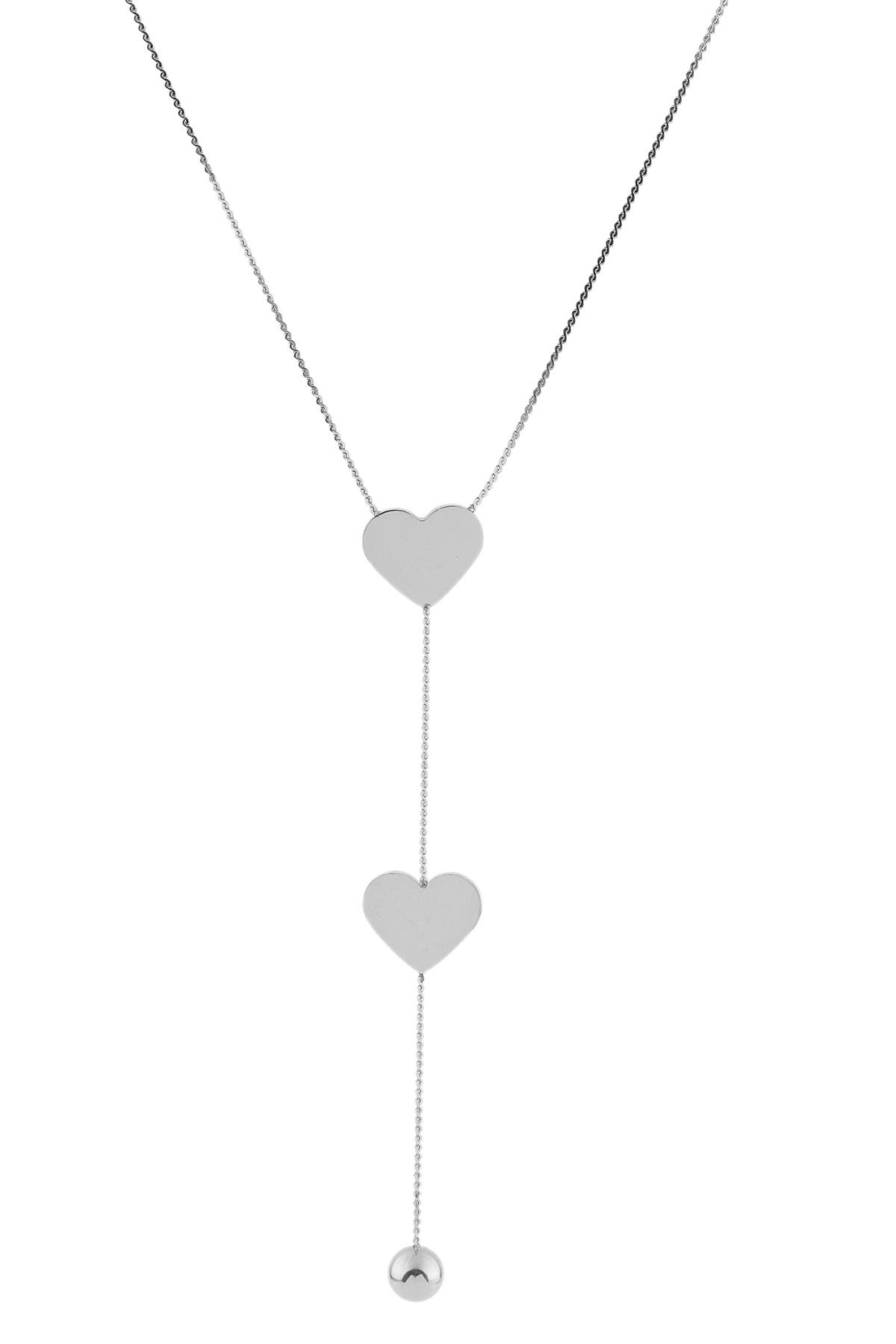 Çelik Kolye 45cm Silver