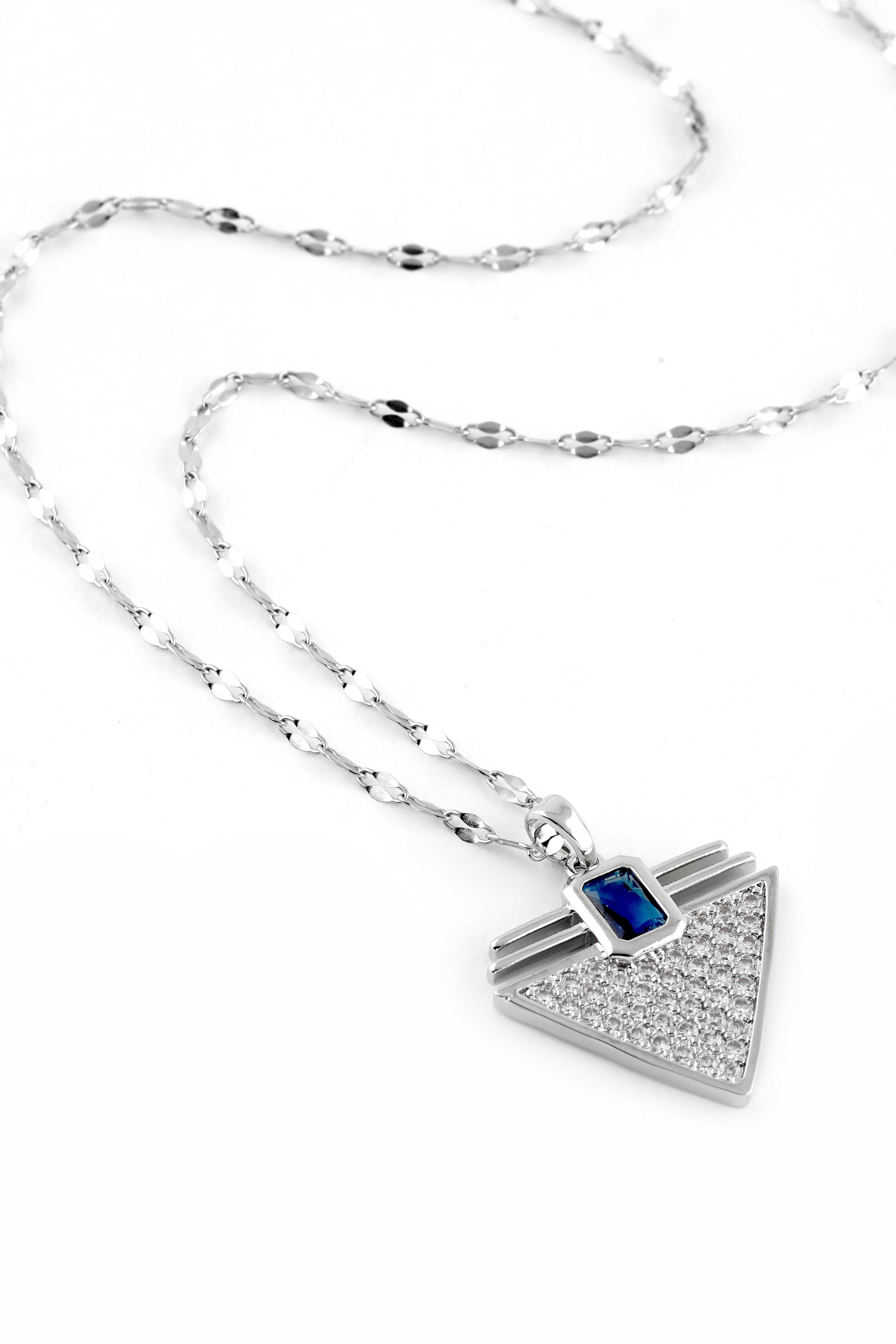 Çelik Kolye 45cm Silver