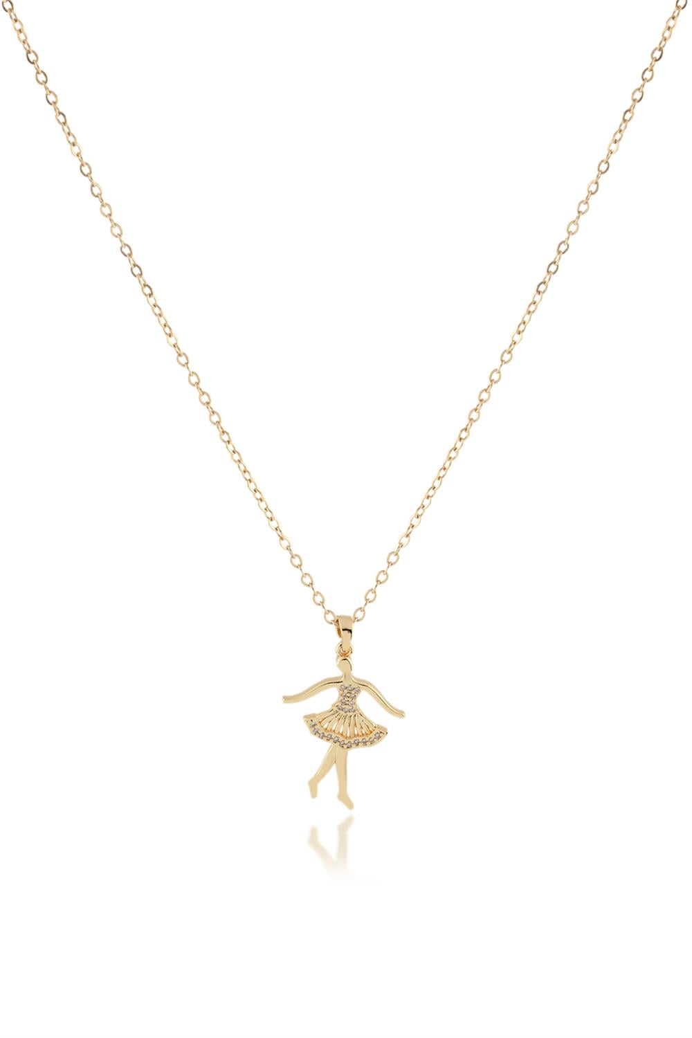 Çelik Kolye GOLD 45 cm