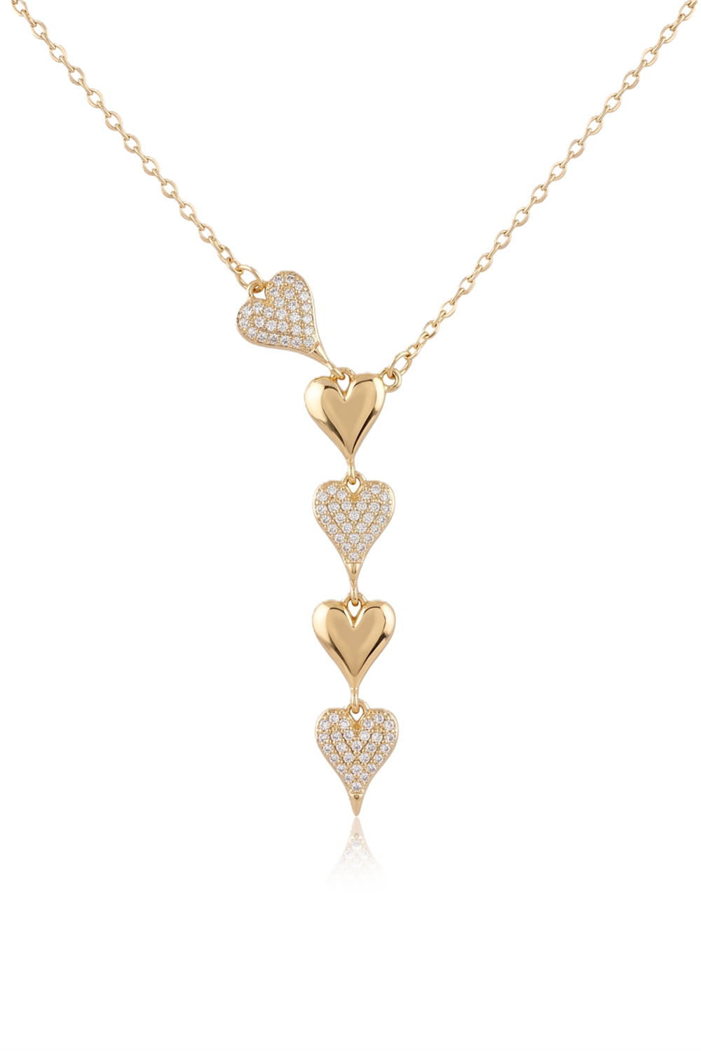 Çelik Kolye GOLD 45cm