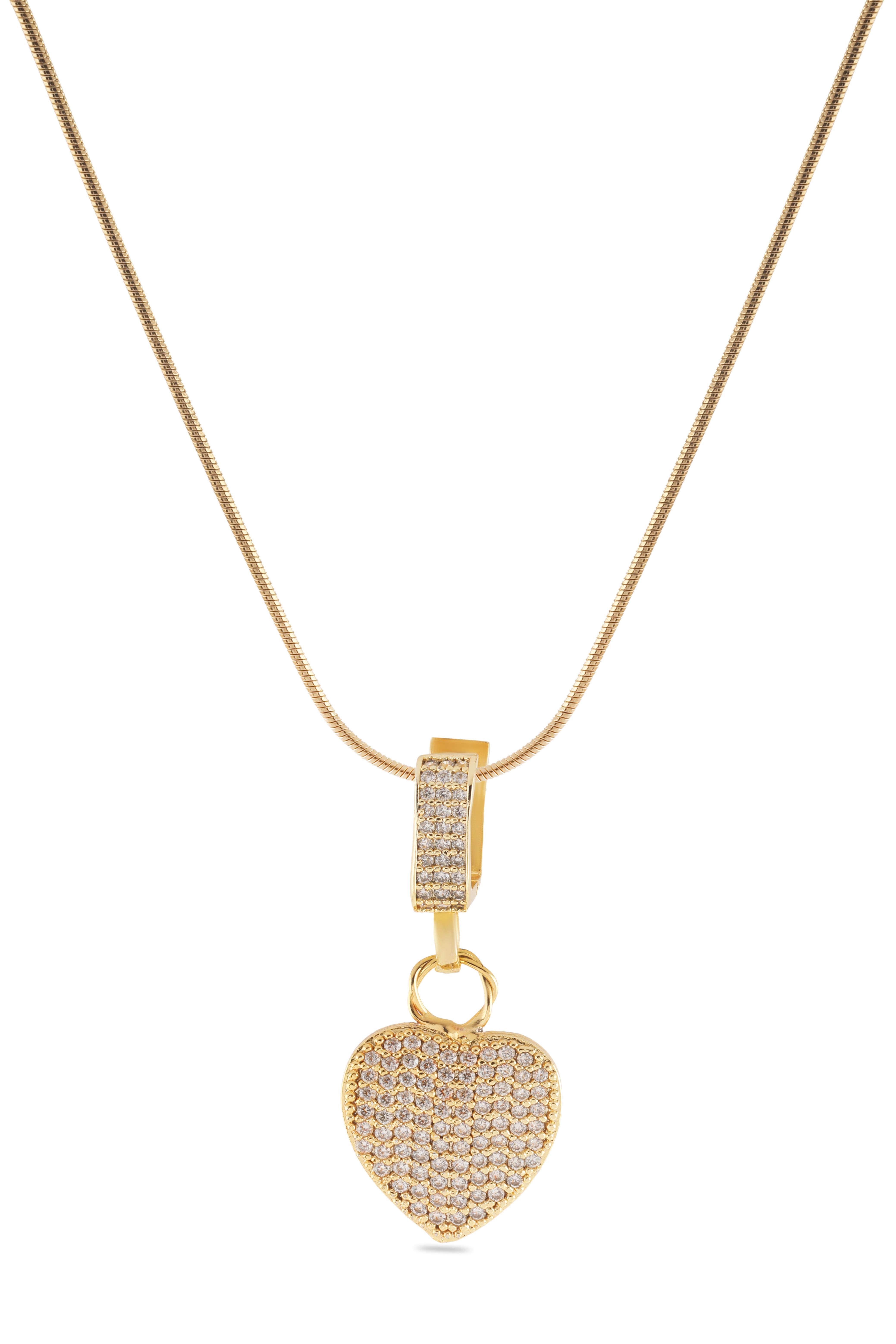 Çelik Kolye Gold 45cm
