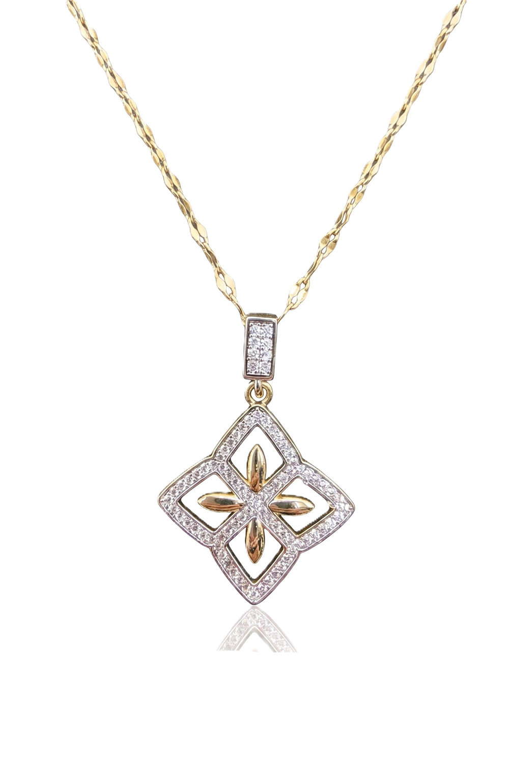 Çelik Kolye GOLD 45cm
