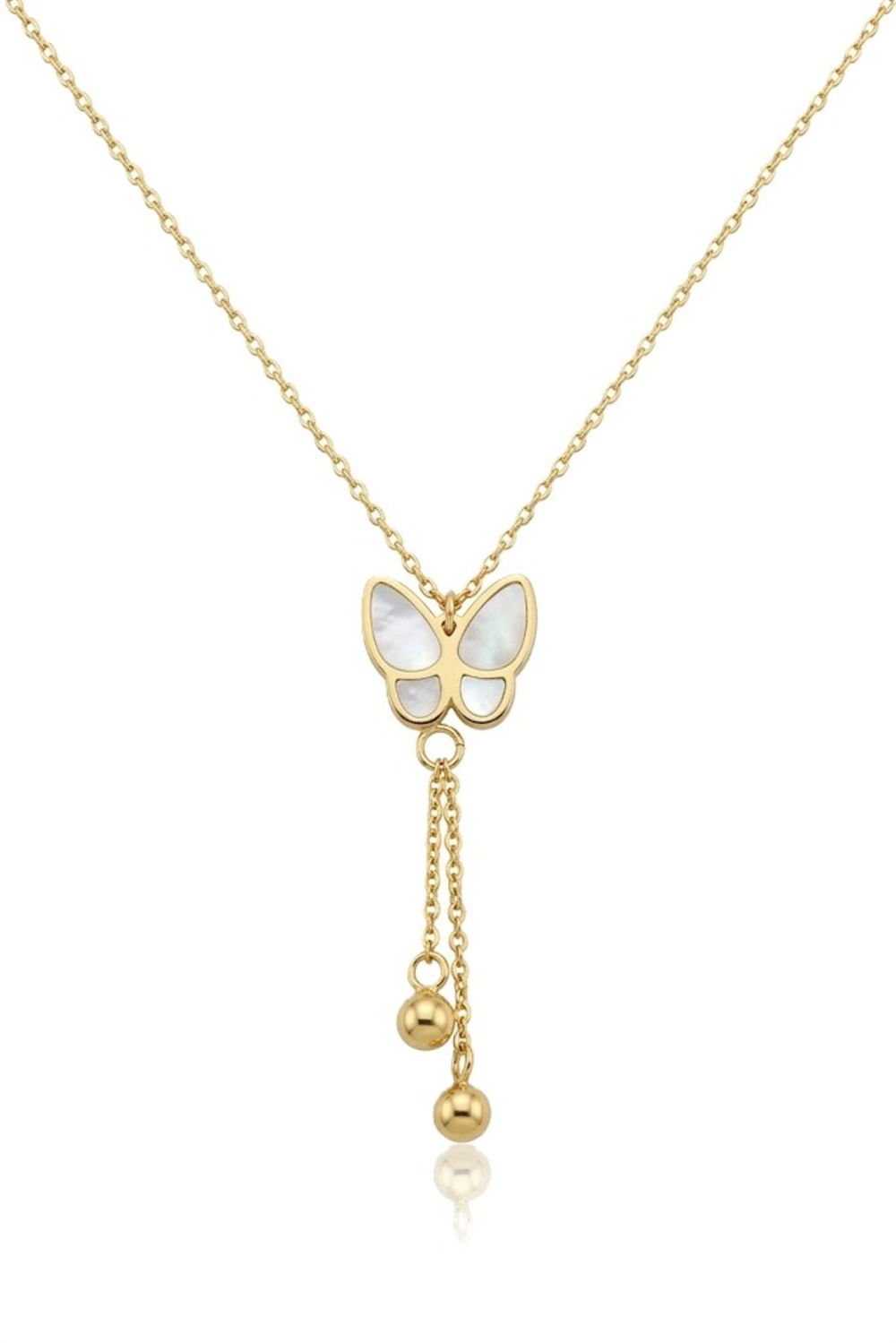 Çelik Kolye GOLD 45cm