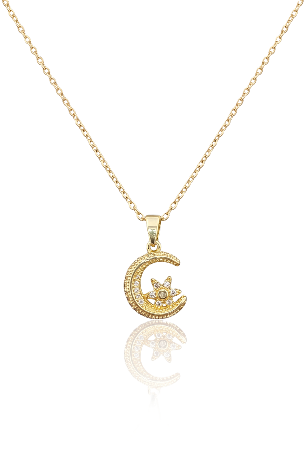 Çelik Kolye GOLD 45cm 