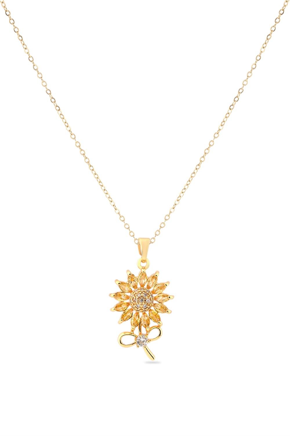 Çelik  Kolye GOLD 45cm