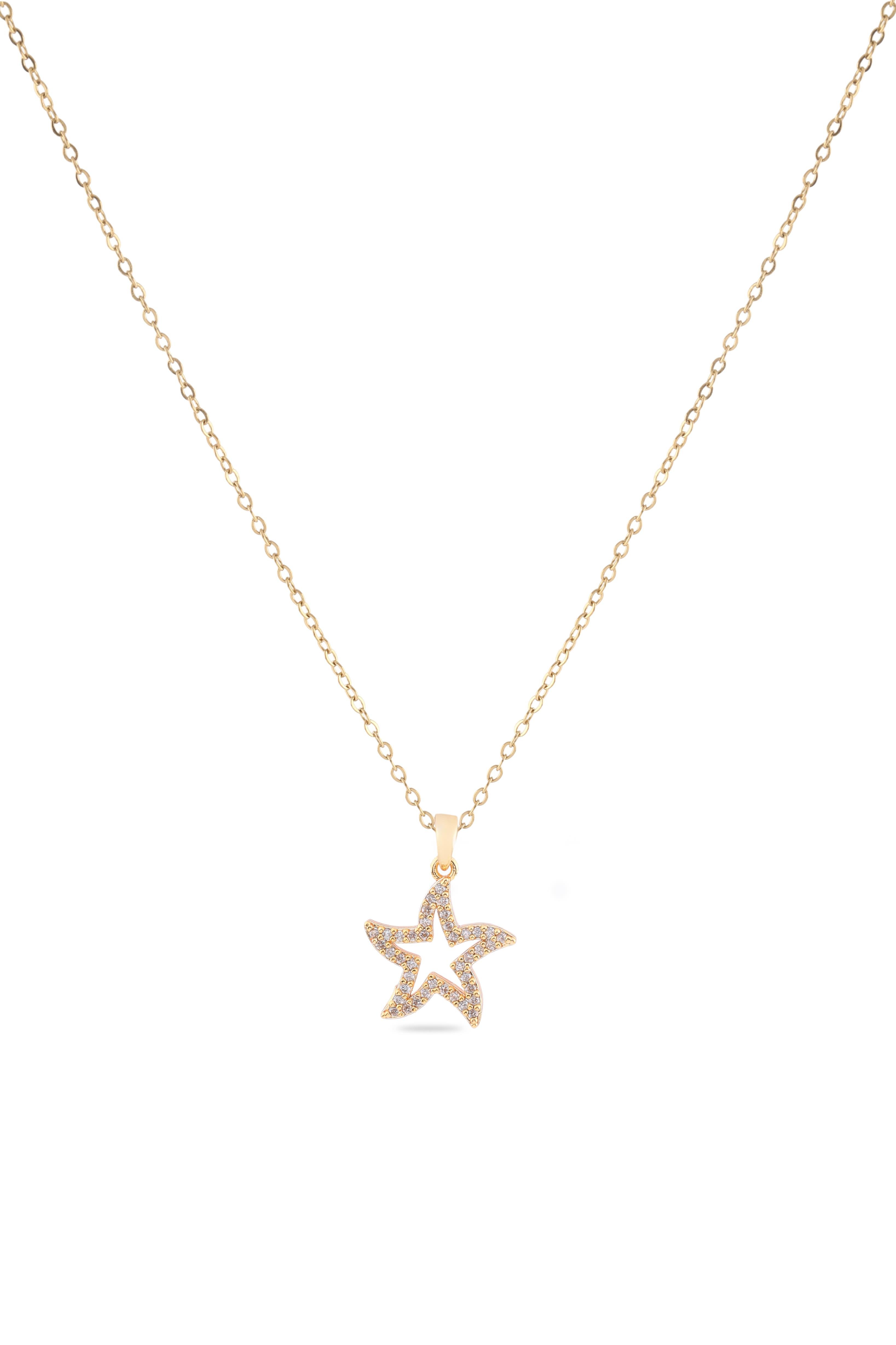 Çelik Kolye Gold 45cm