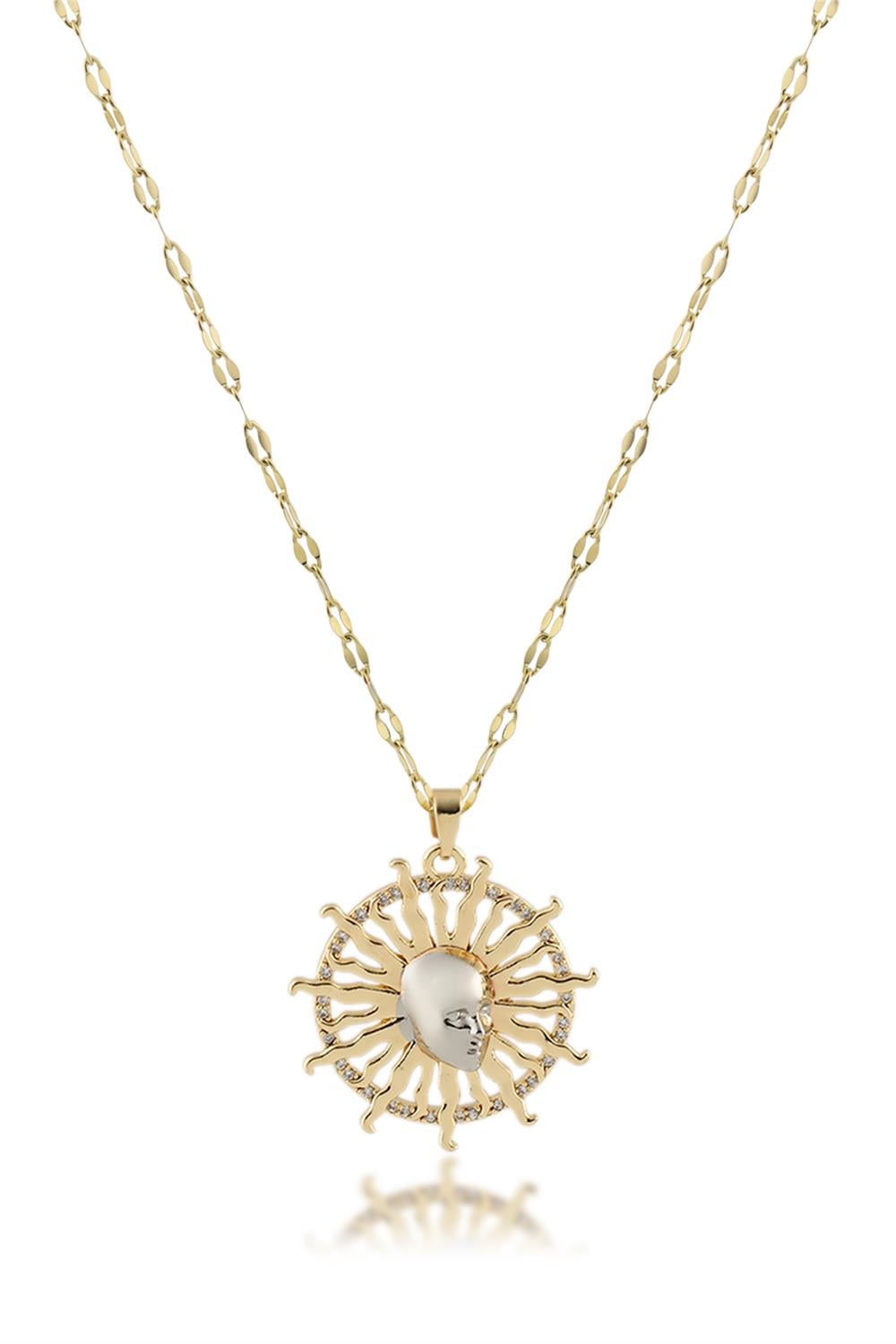 Çelik Kolye GOLD 45cm