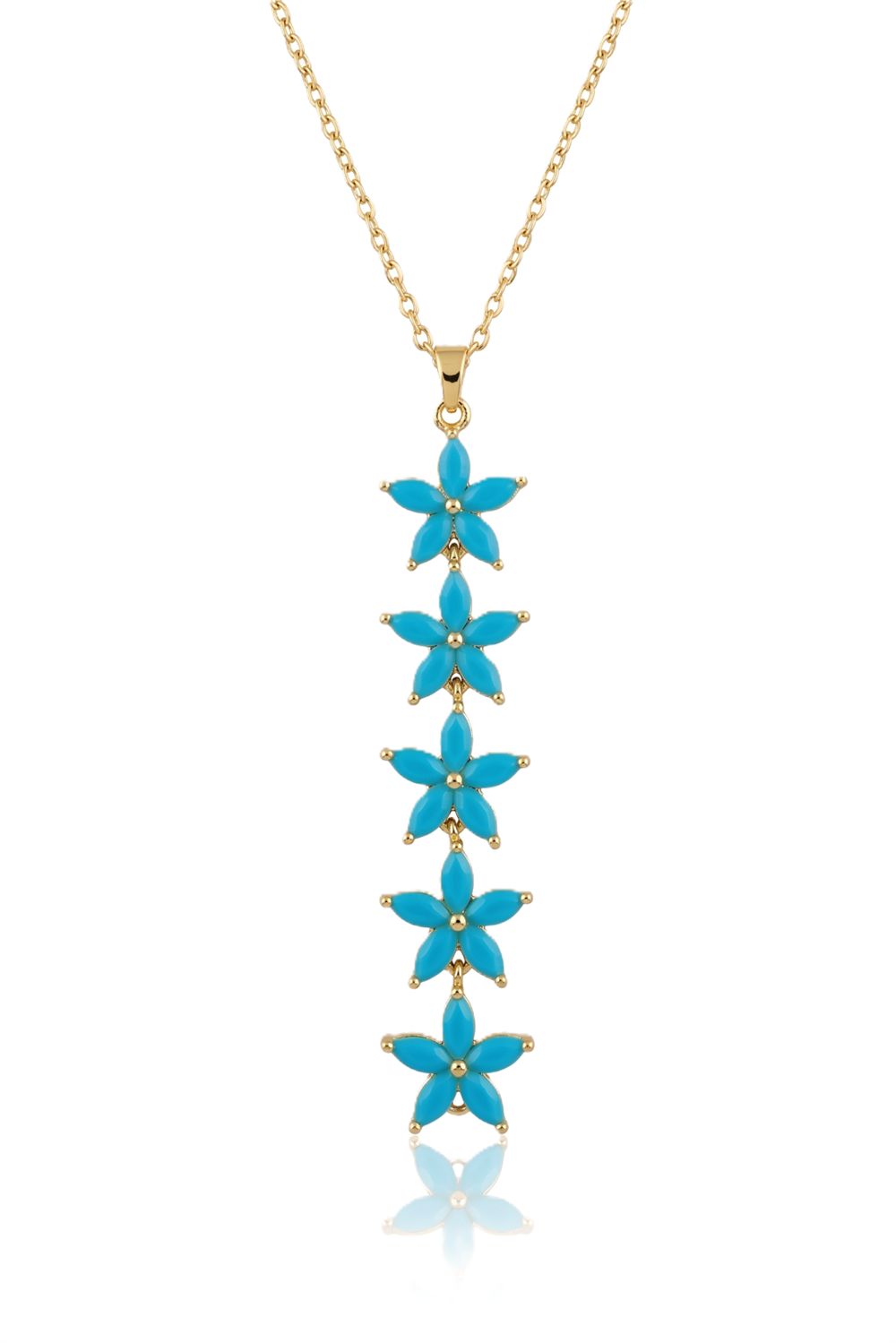 Çelik Kolye GOLD 45cm
