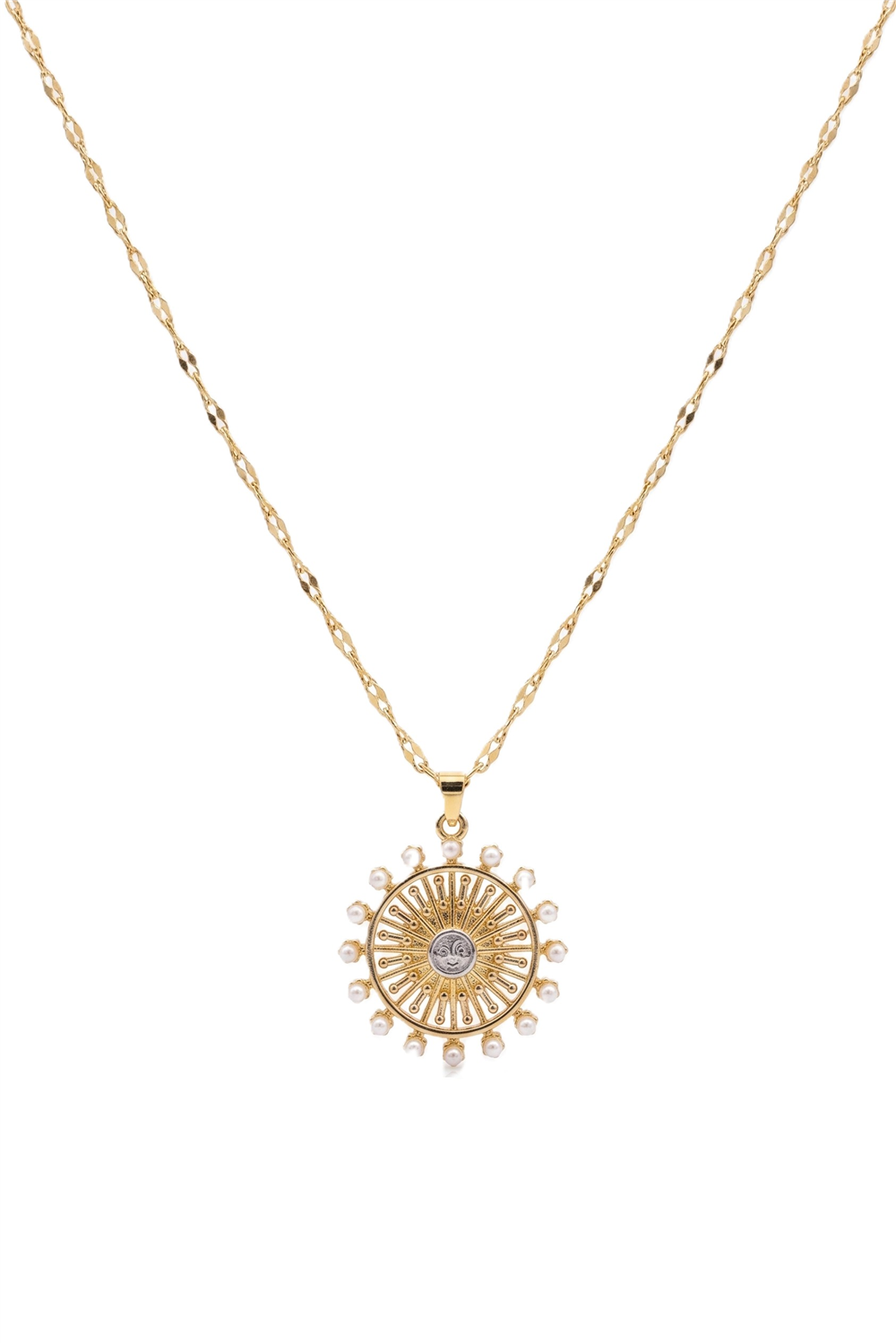 Çelik Kolye GOLD 45cm