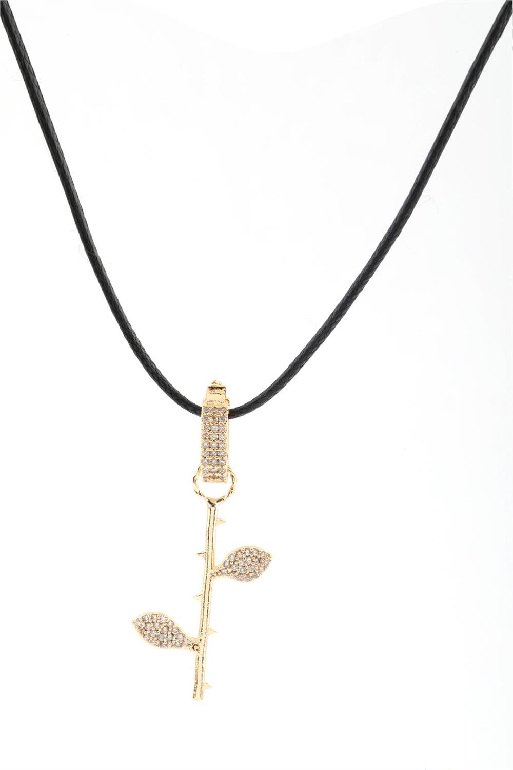 Çelik Kolye Gold 45cm