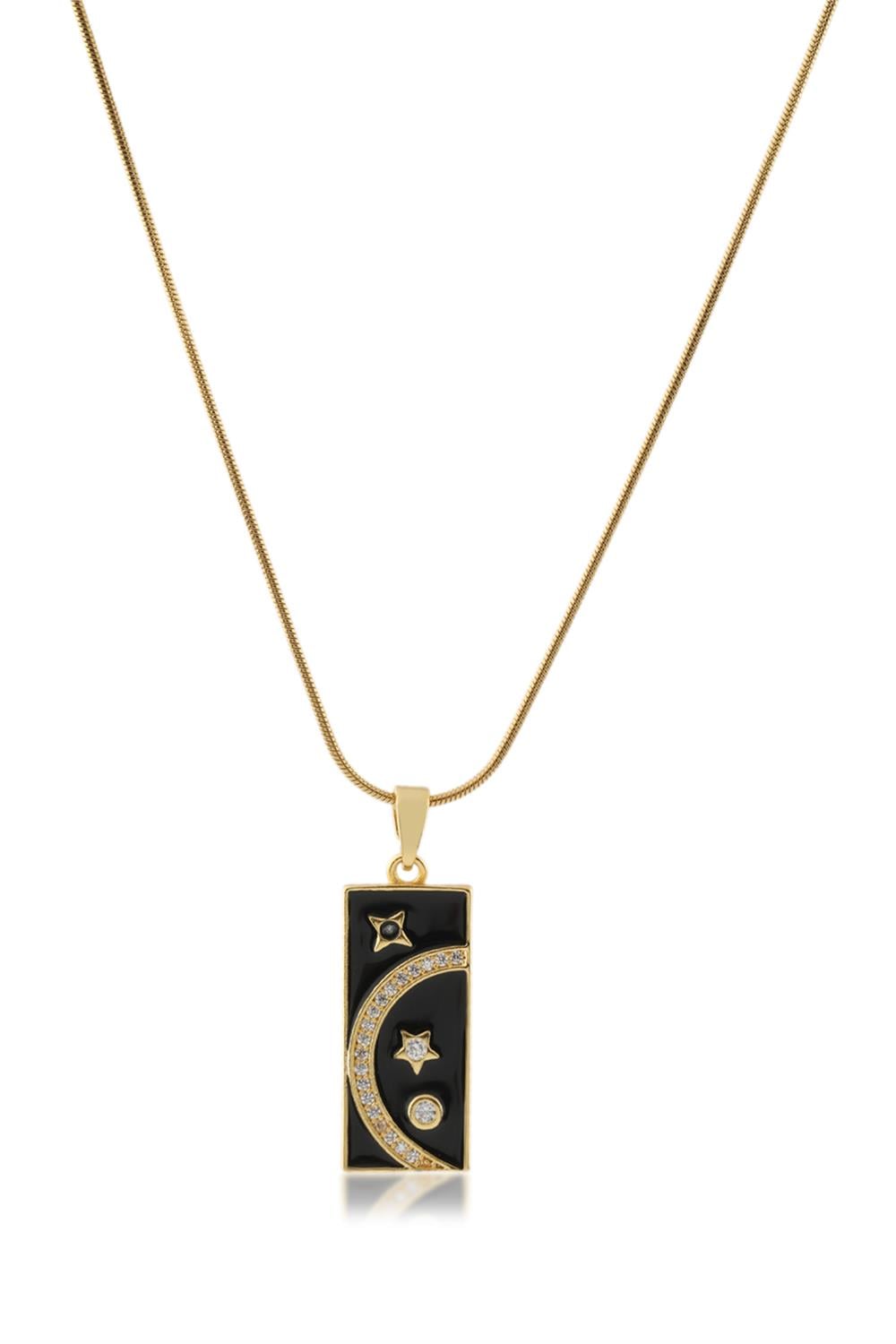 Çelik Kolye GOLD 45cm