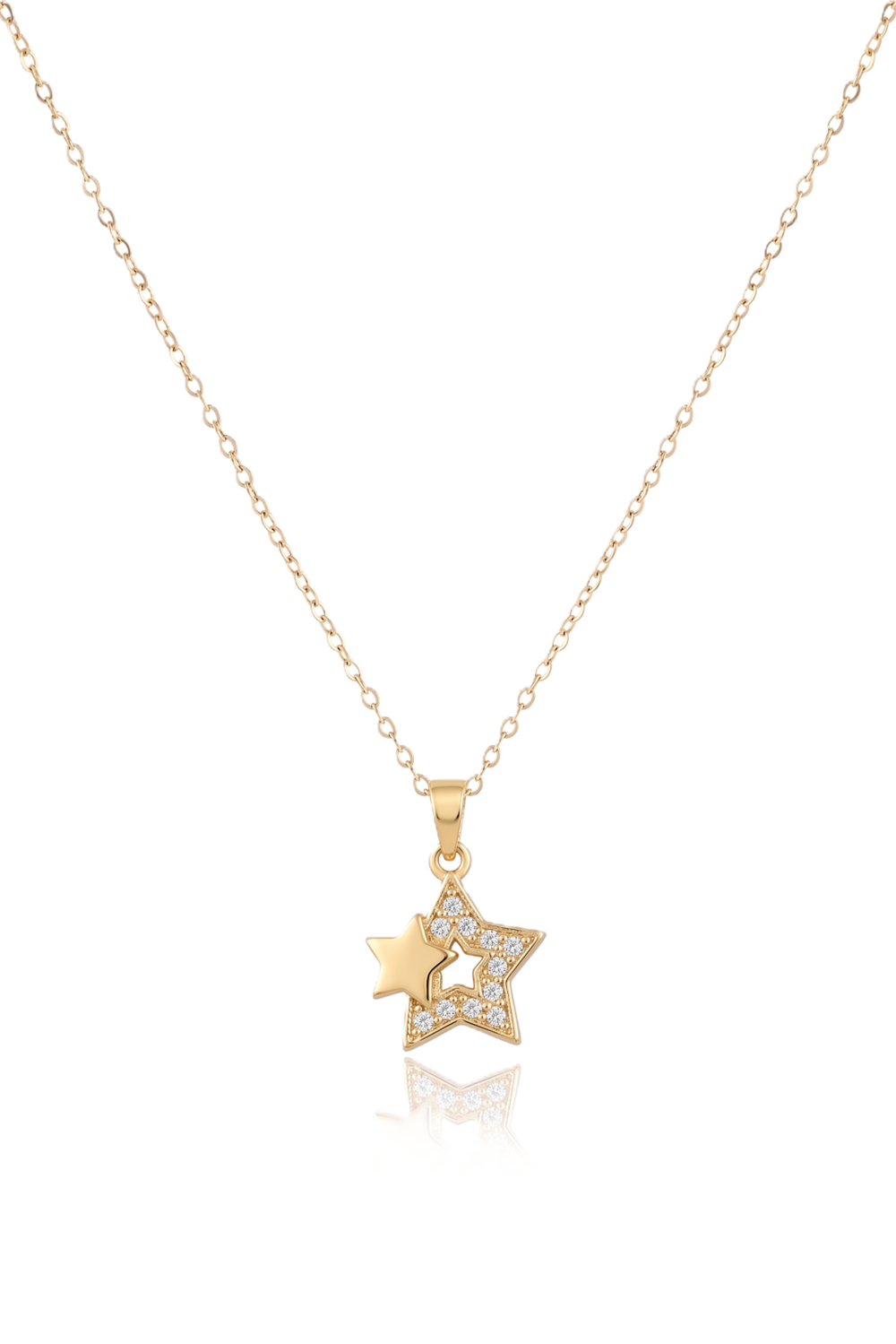 Çelik Kolye GOLD 45cm