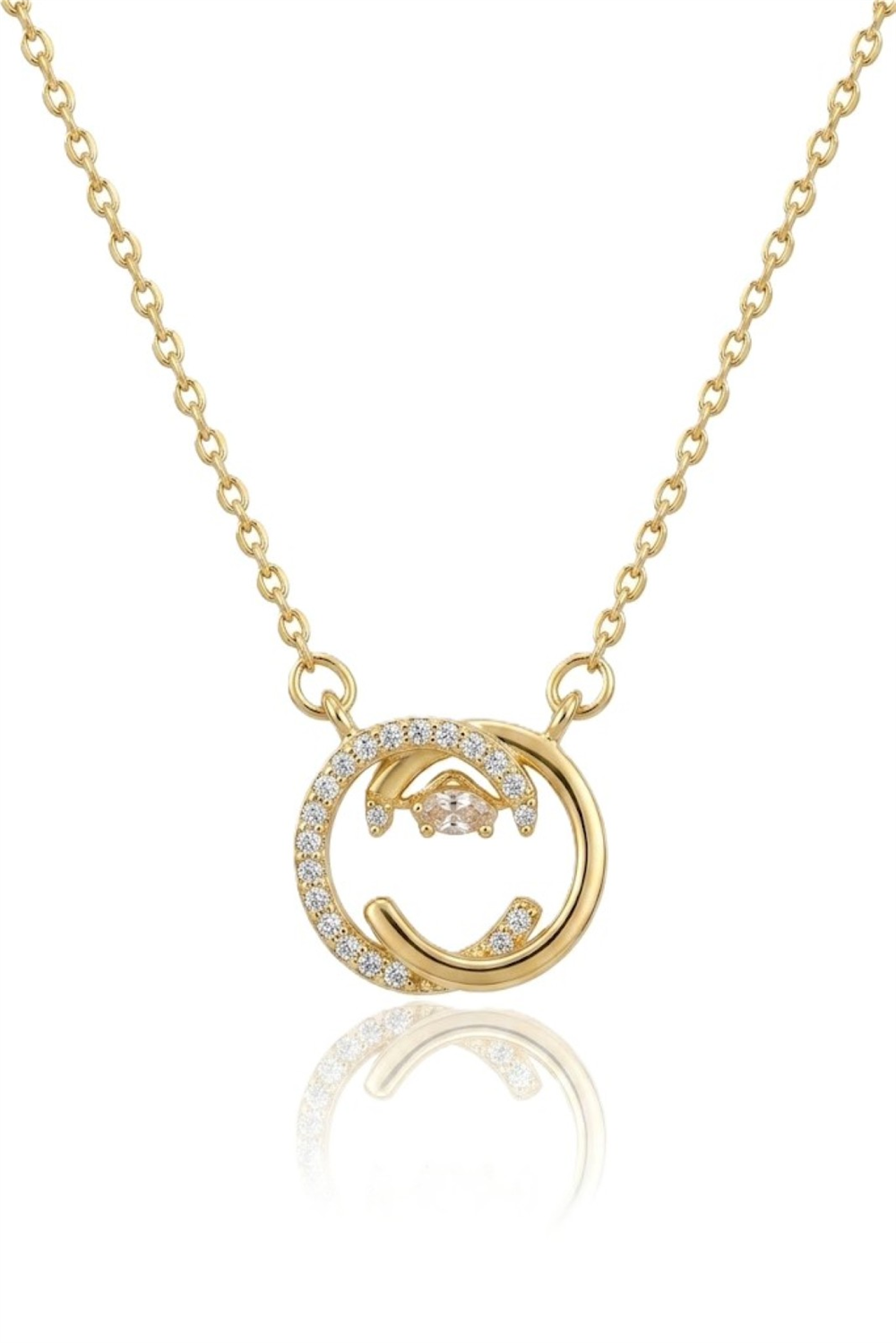 Çelik Kolye GOLD 45cm