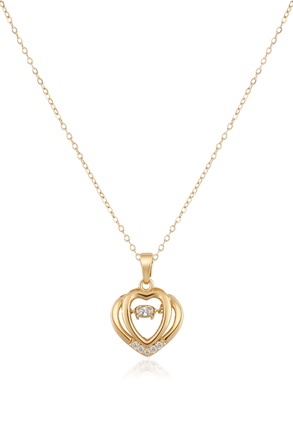 Çelik Kolye GOLD 45cm