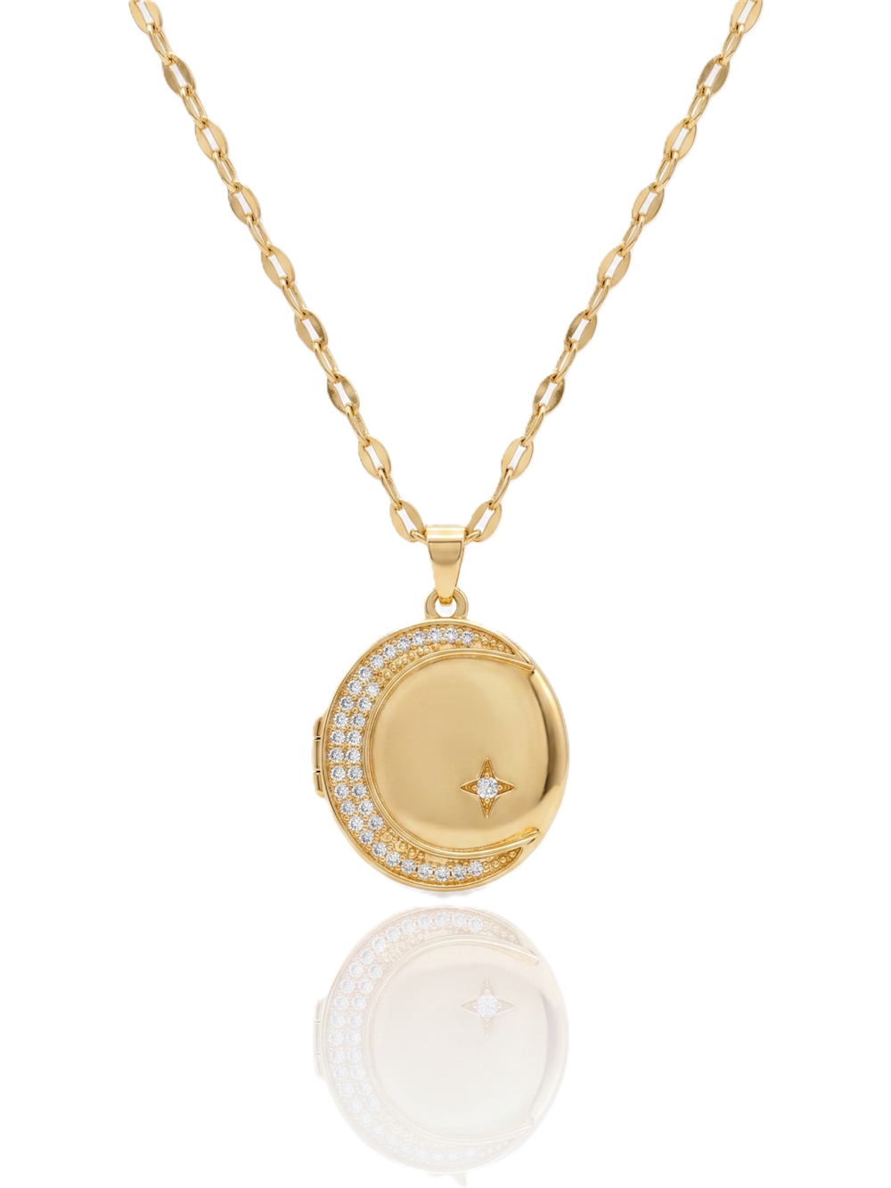 Çelik Kolye GOLD 45cm