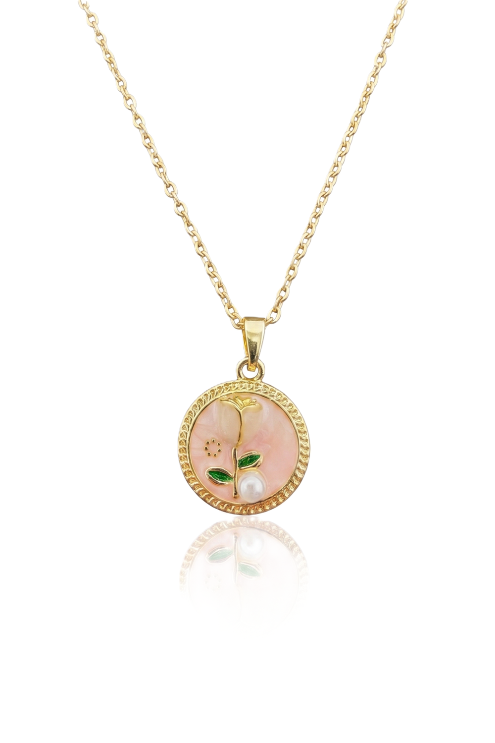 Çelik Kolye GOLD 45cm