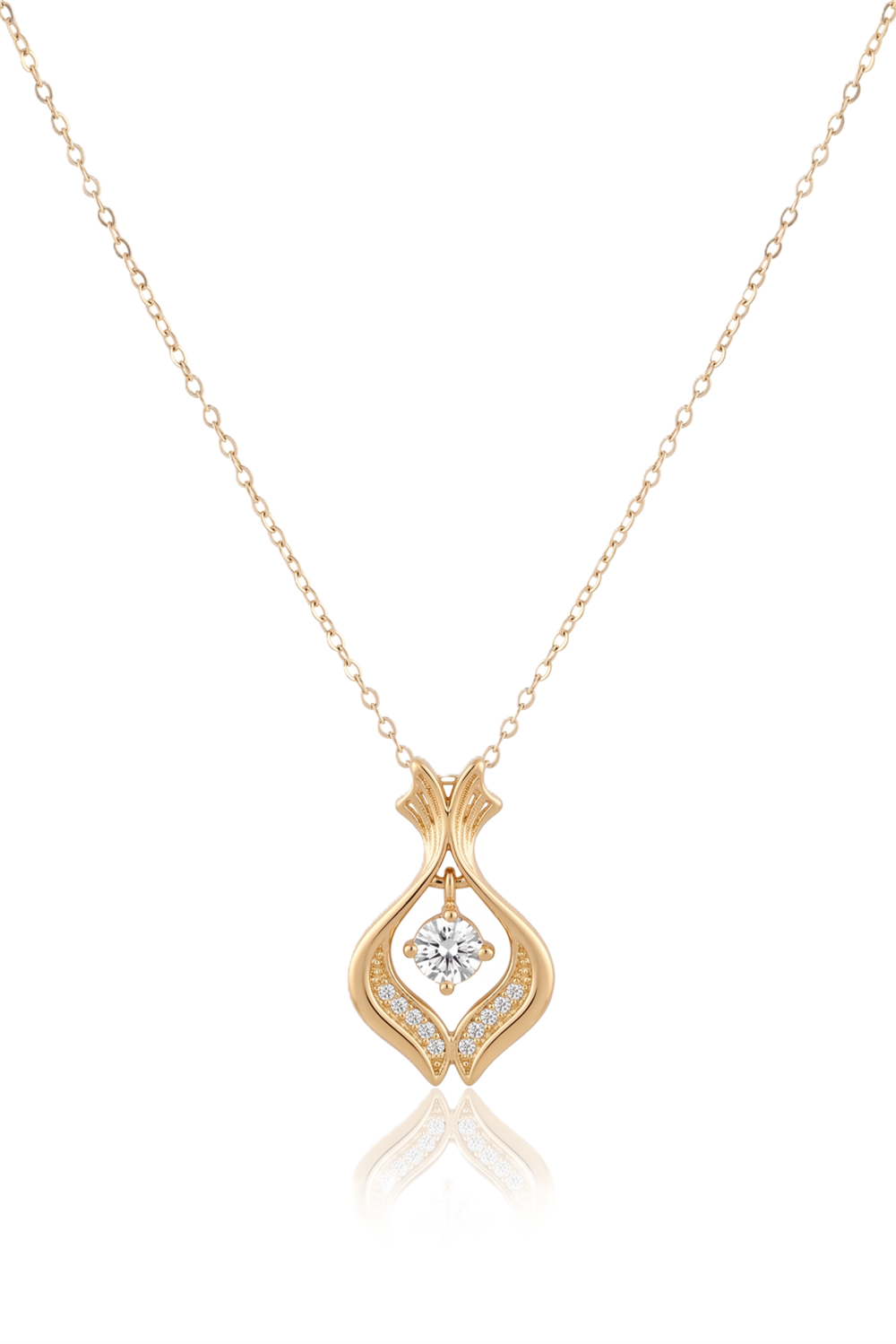 Çelik Kolye GOLD 45cm