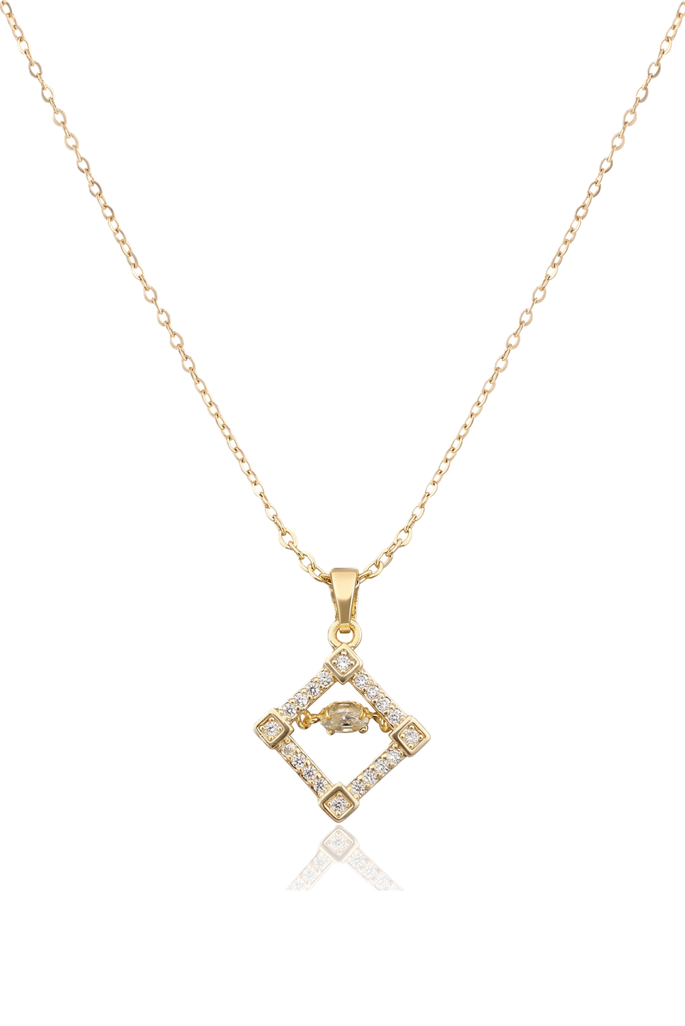 Çelik Kolye GOLD 45cm