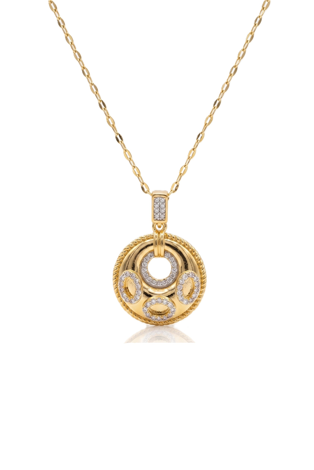 Çelik Kolye GOLD 45cm