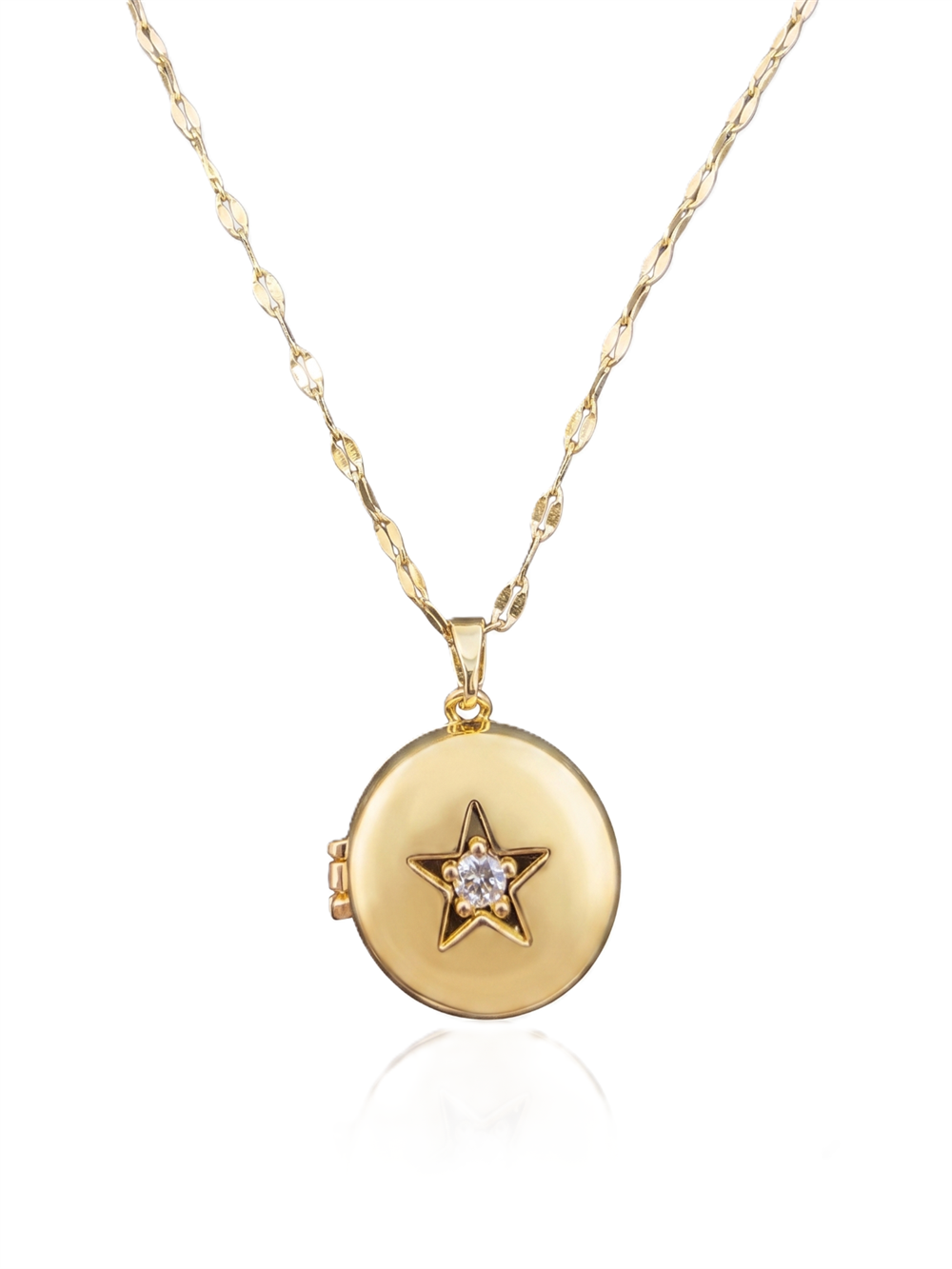 Çelik Kolye GOLD 45cm