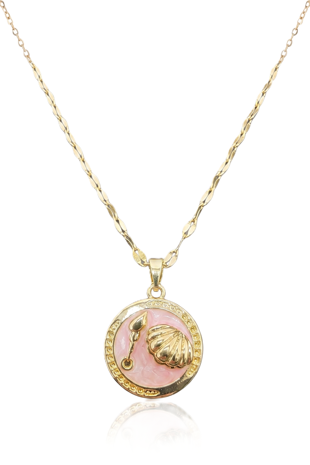 Çelik Kolye GOLD 45cm