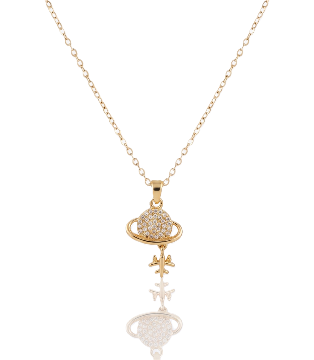 Çelik Kolye GOLD 45cm