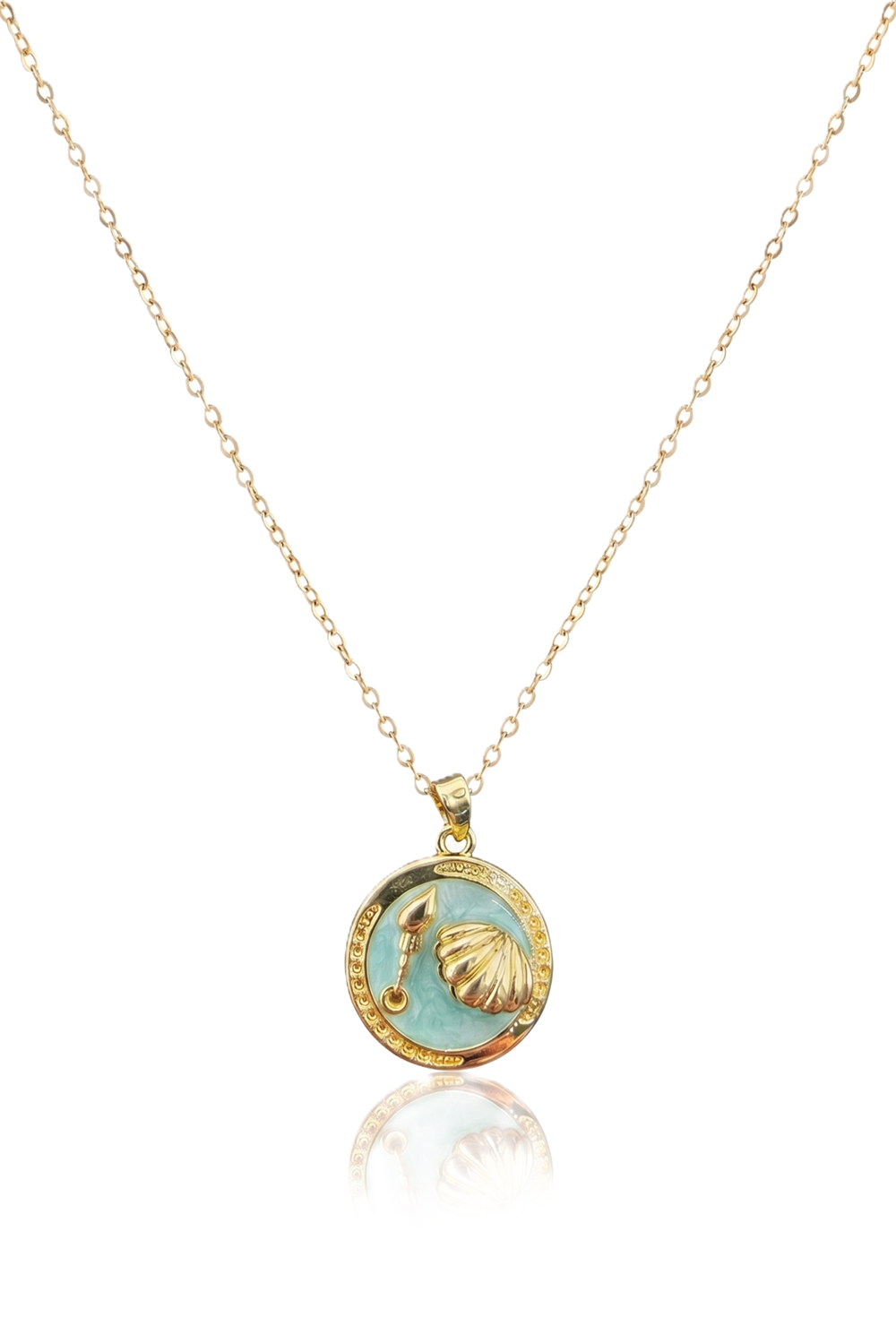 Çelik Kolye GOLD 45cm