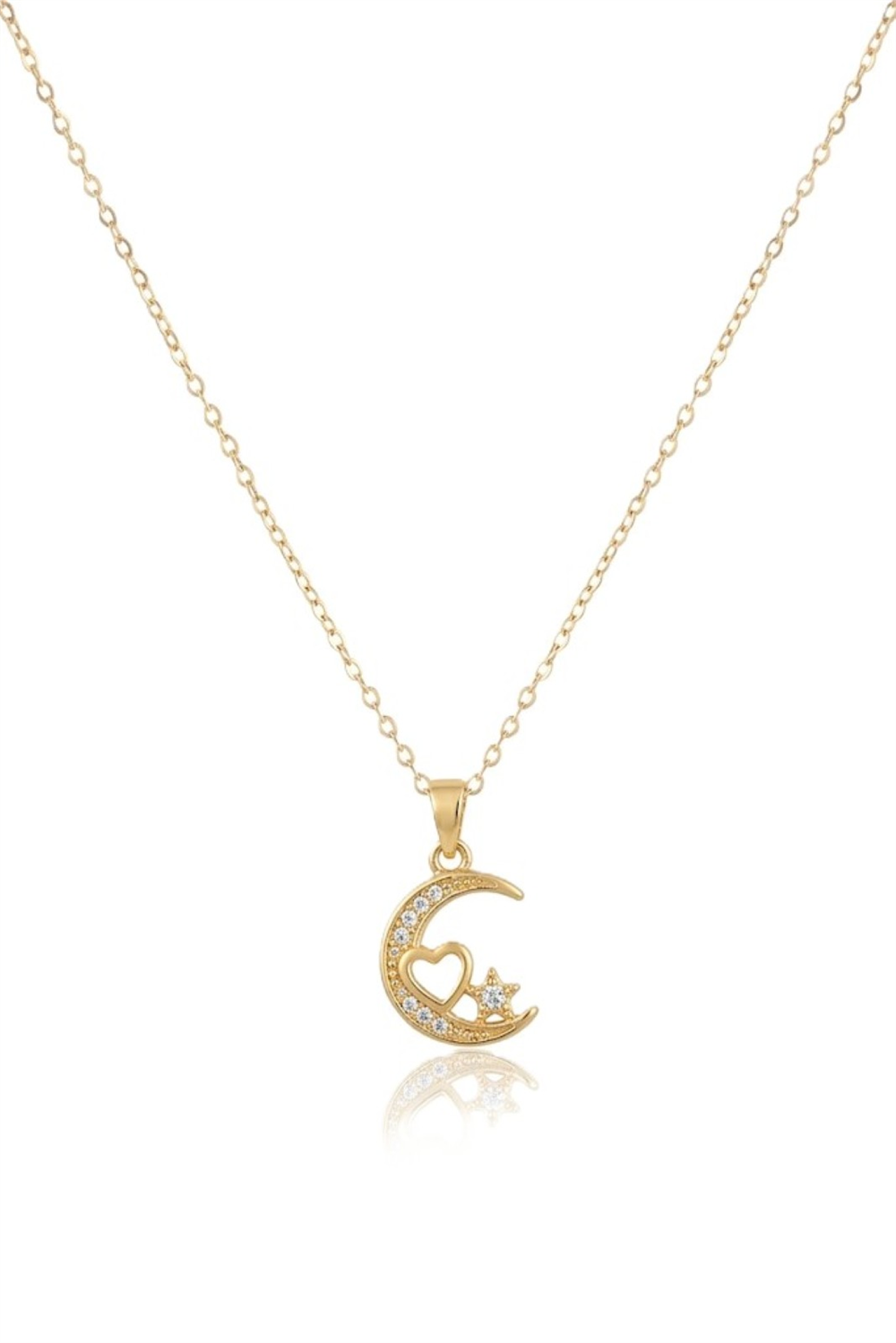 Çelik Kolye GOLD 45cm