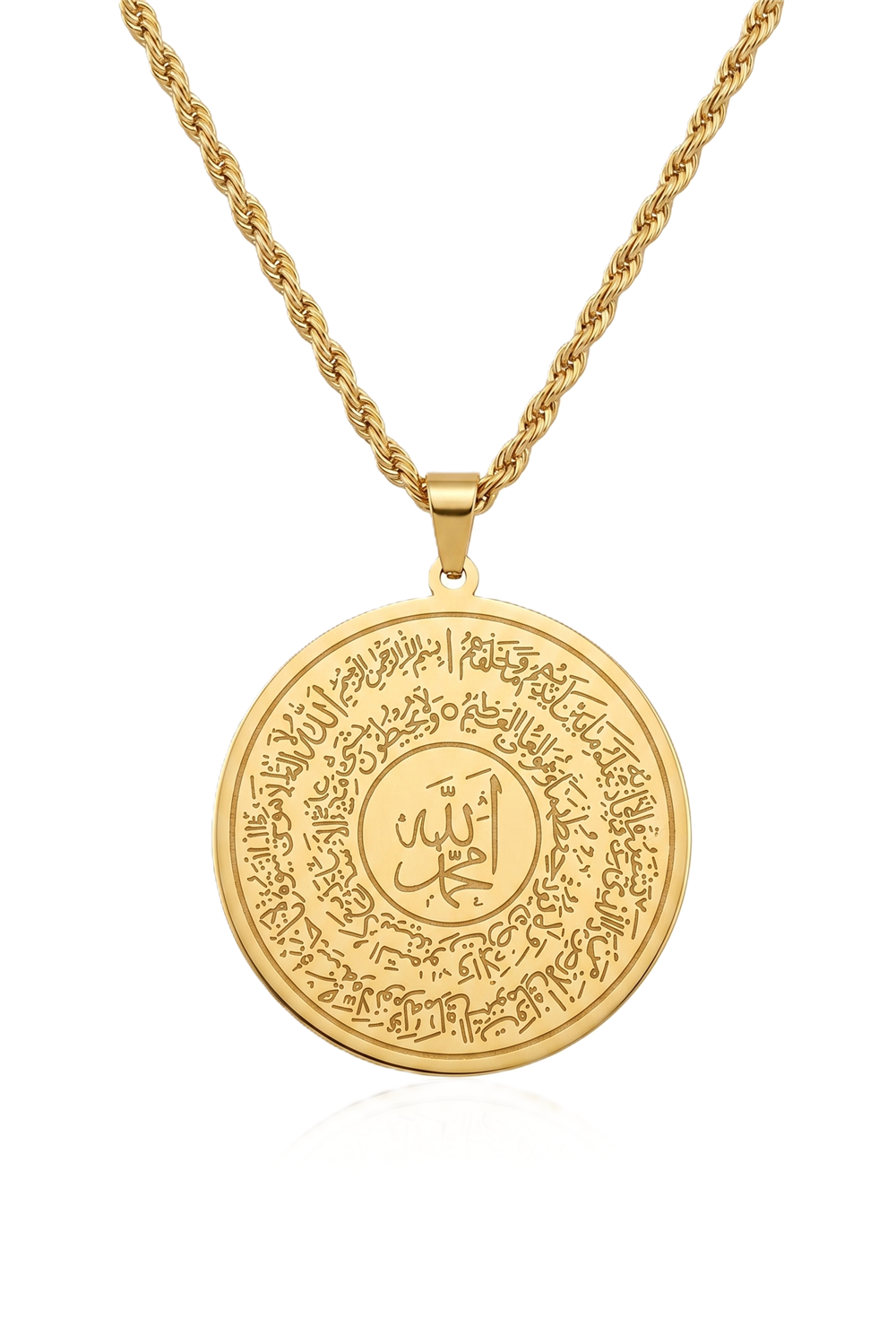 Çelik Kolye GOLD 45cm