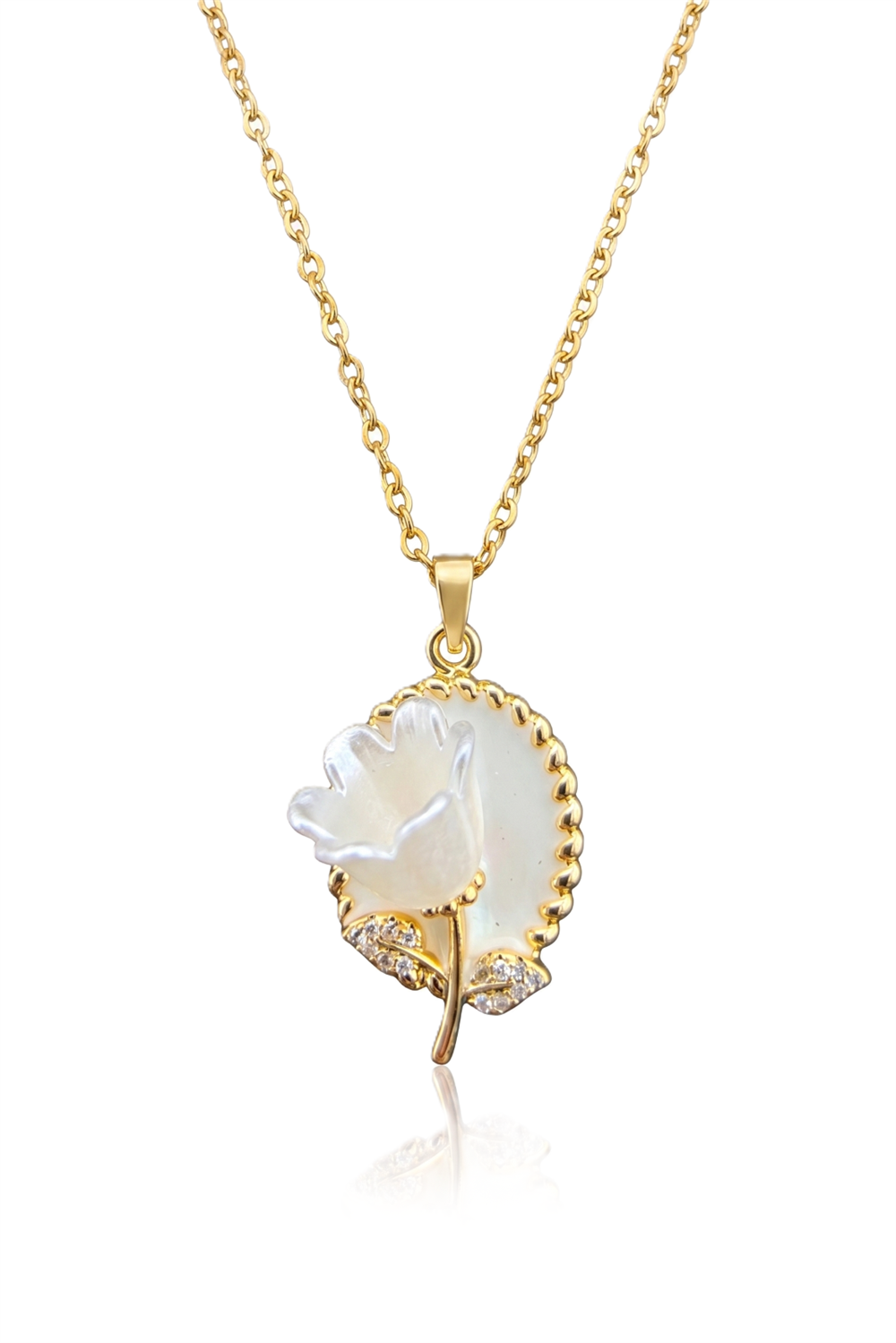 Çelik Kolye GOLD 45cm