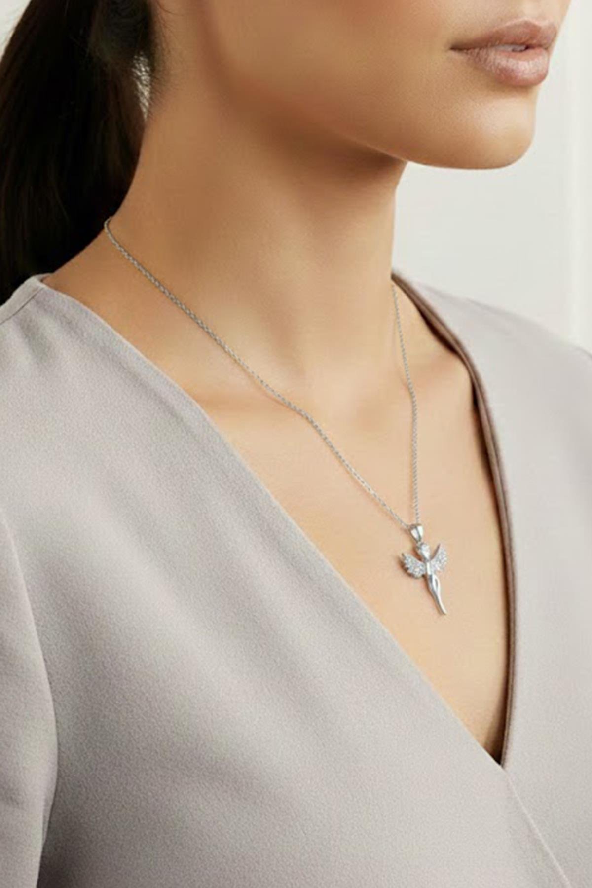 Çelik Kolye SILVER 45 cm