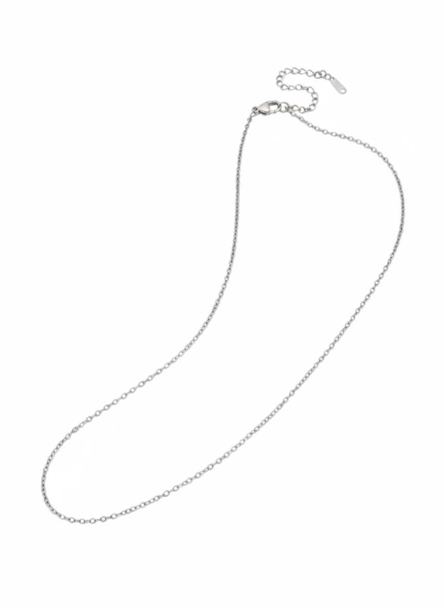 Çelik Kolye SILVER 45 cm