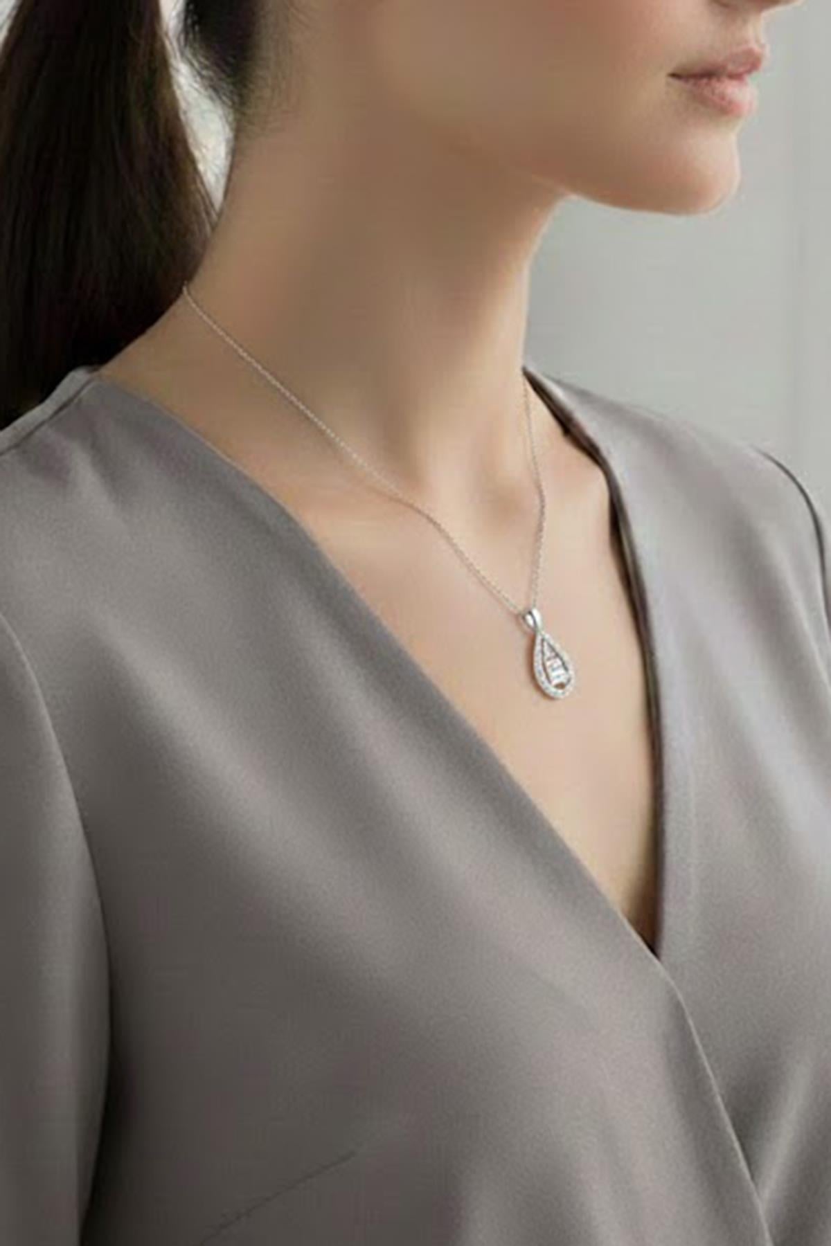 Çelik Kolye SILVER 45 cm