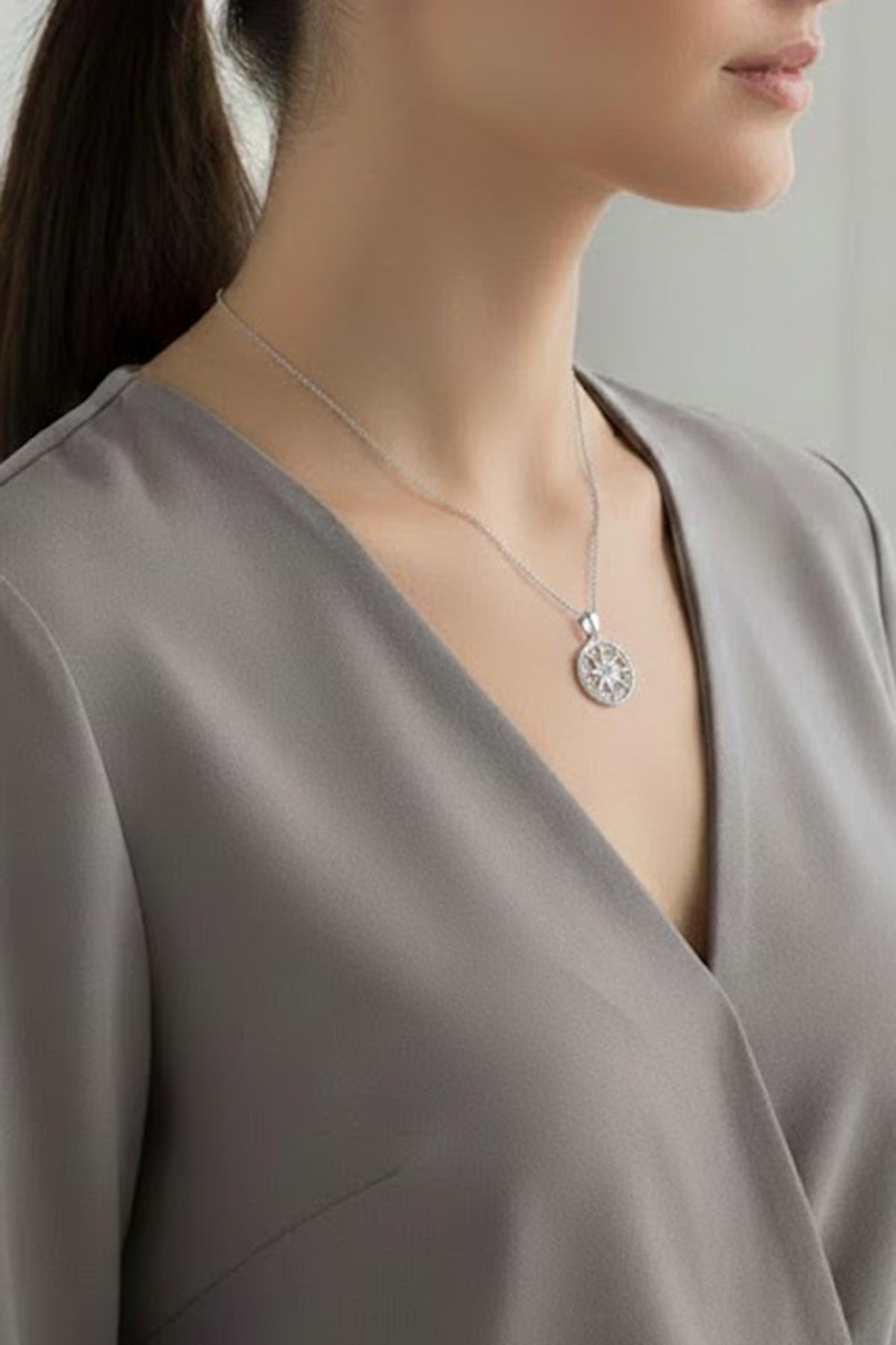 Çelik Kolye SILVER 45 cm