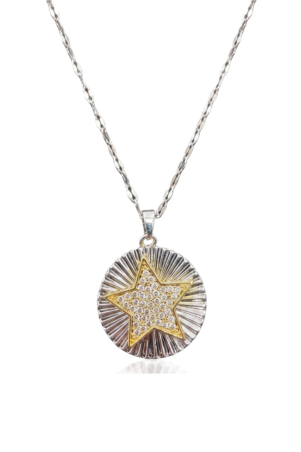 Çelik Kolye SILVER 45cm