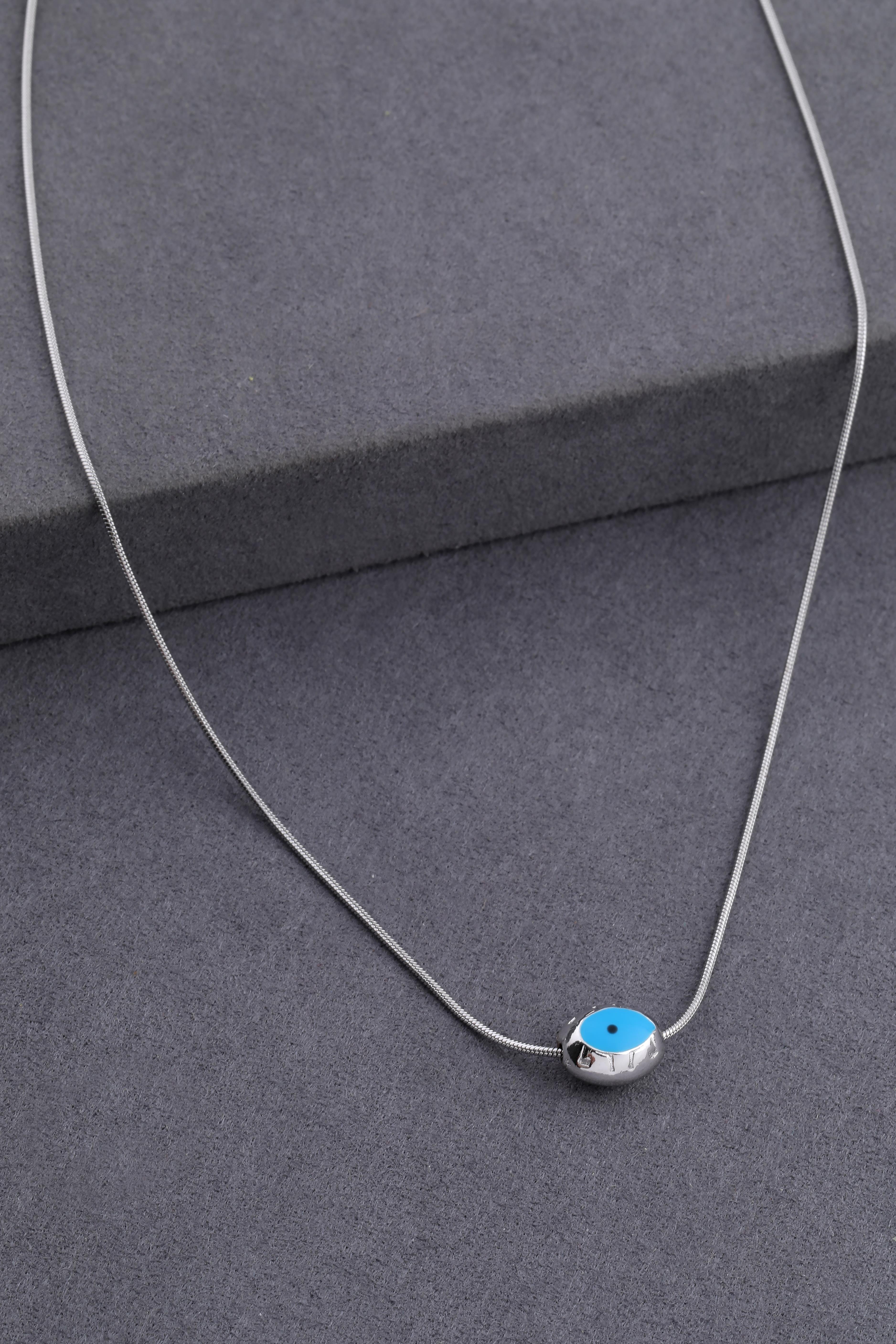 Çelik Kolye Silver 45cm