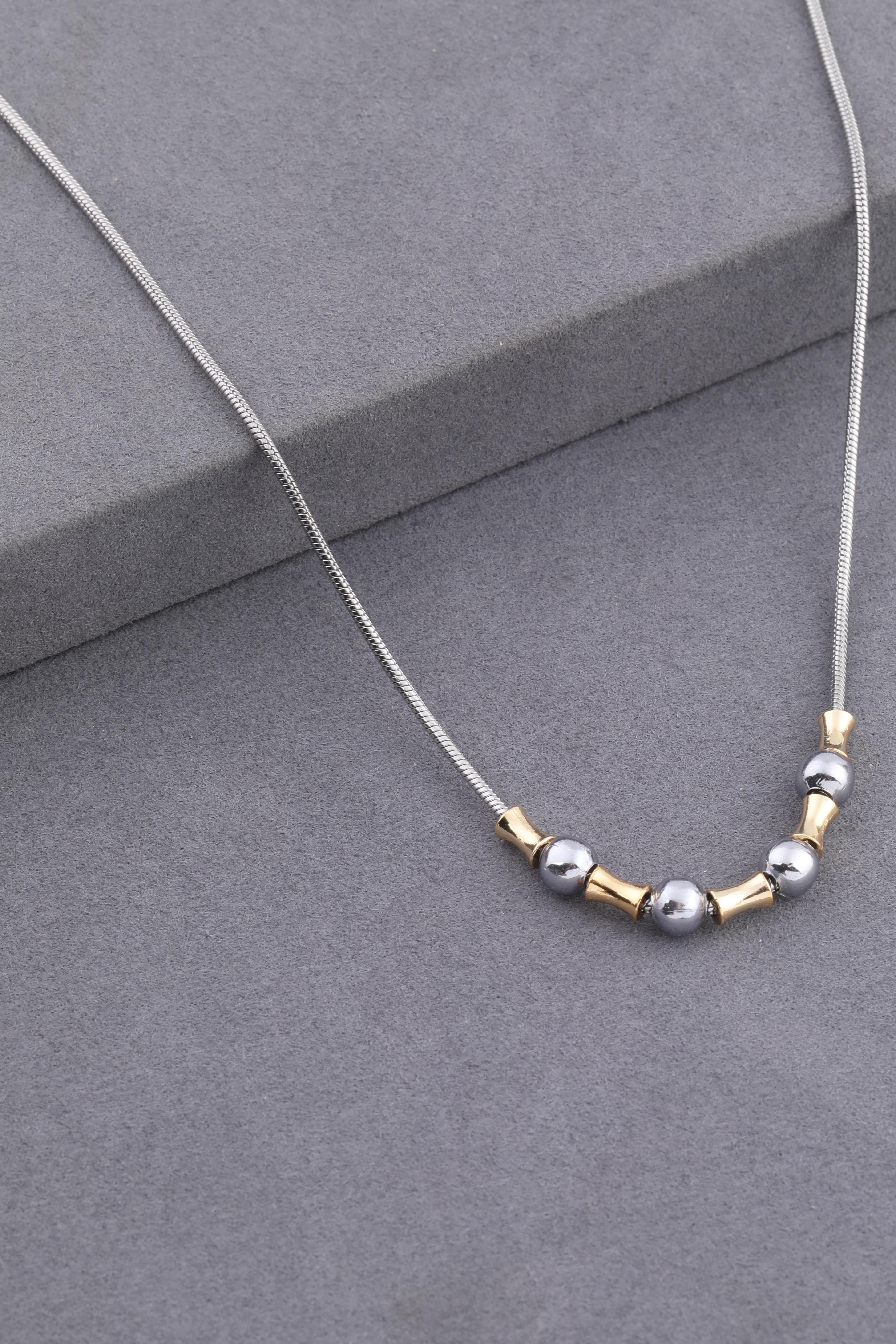 Çelik Kolye Silver 45cm