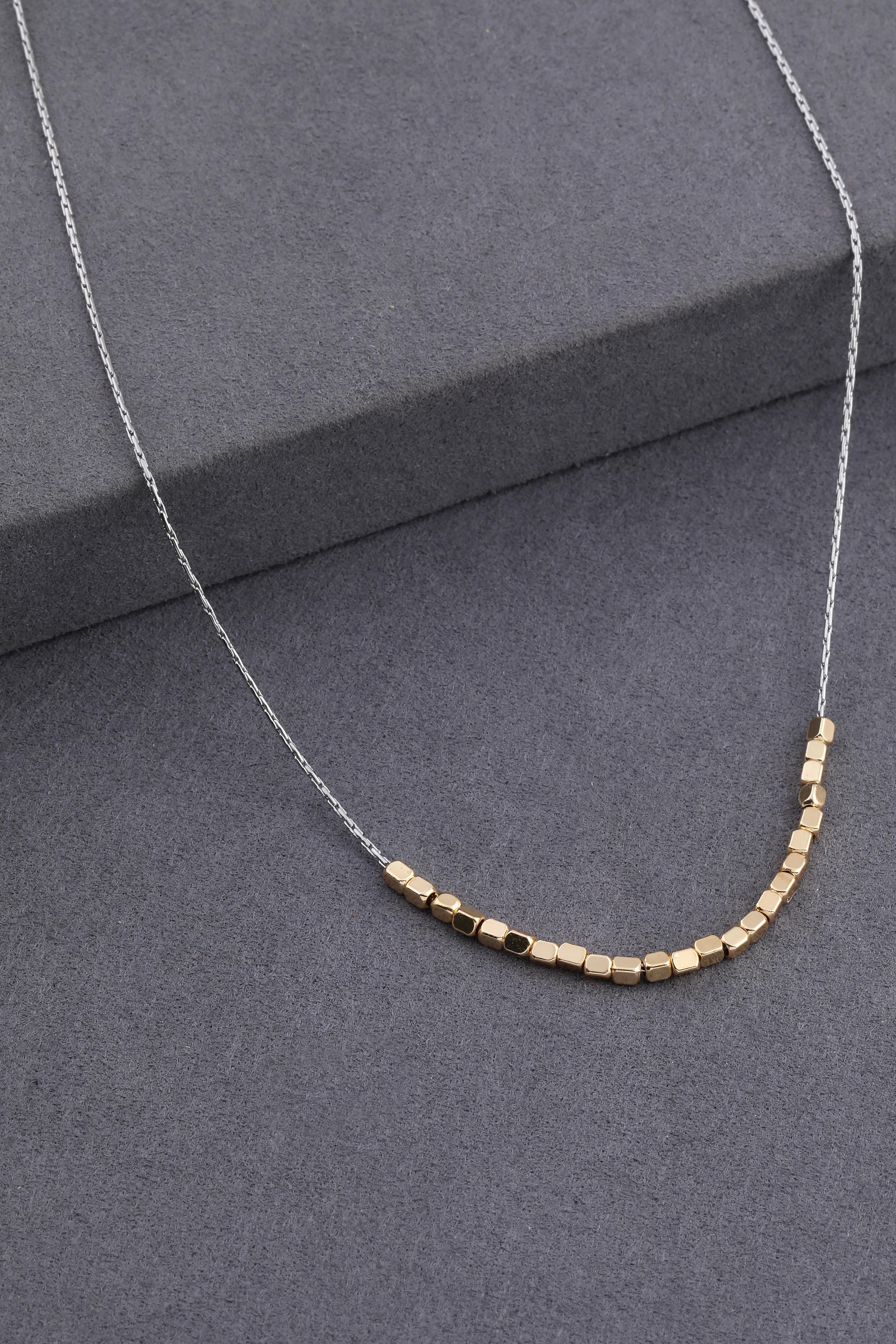 Çelik Kolye Silver 45cm