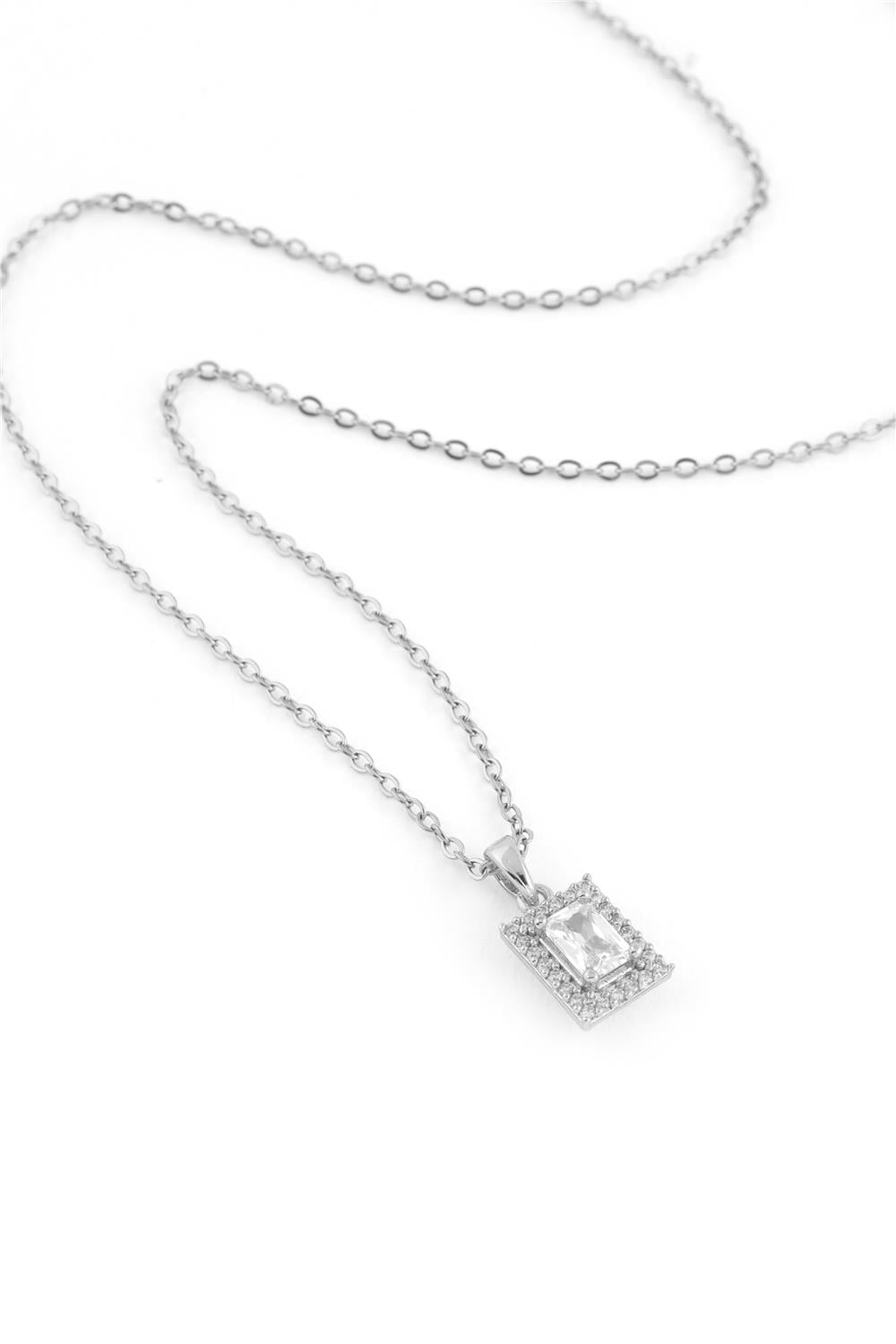 Çelik Kolye Silver 45cm