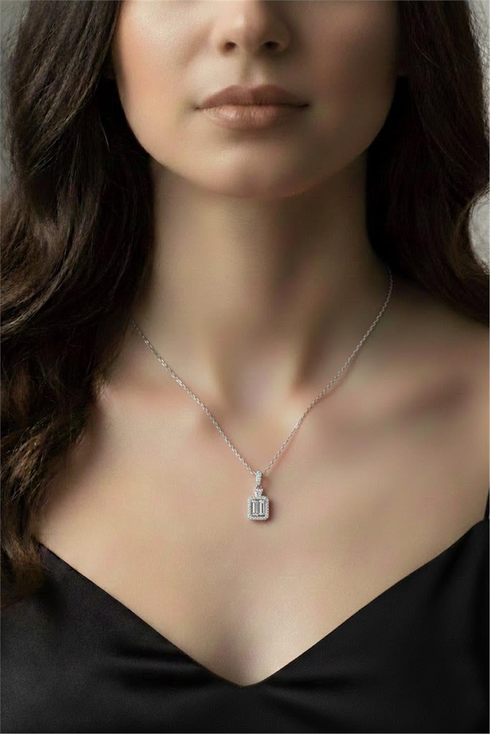 Çelik Kolye Silver 45cm