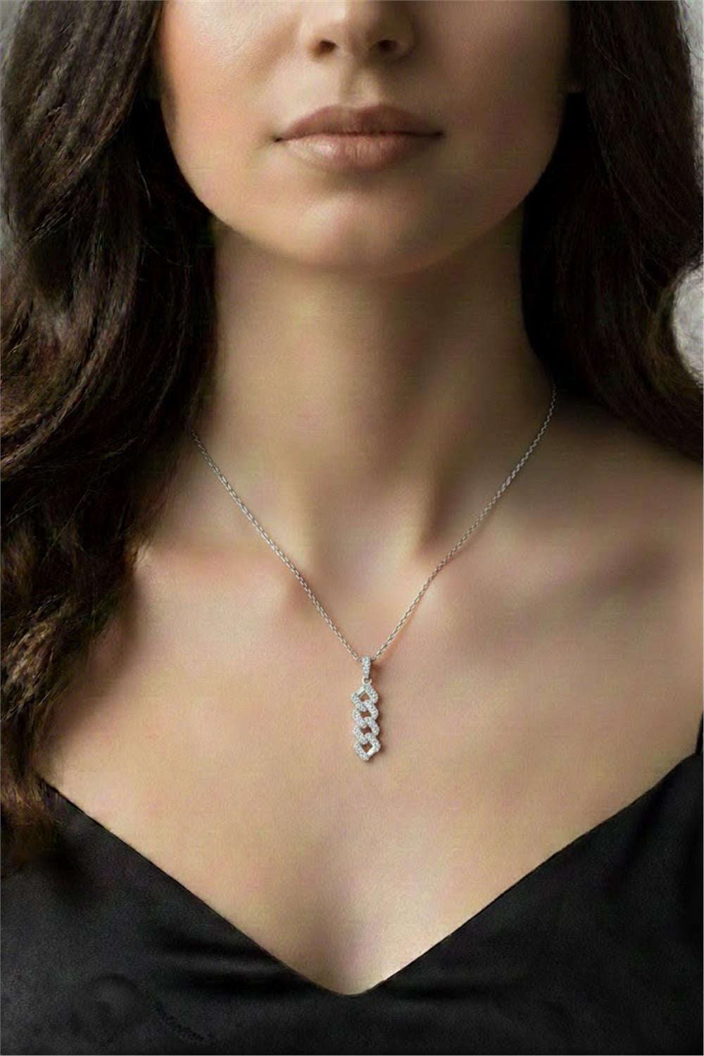 Çelik Kolye Silver 45cm