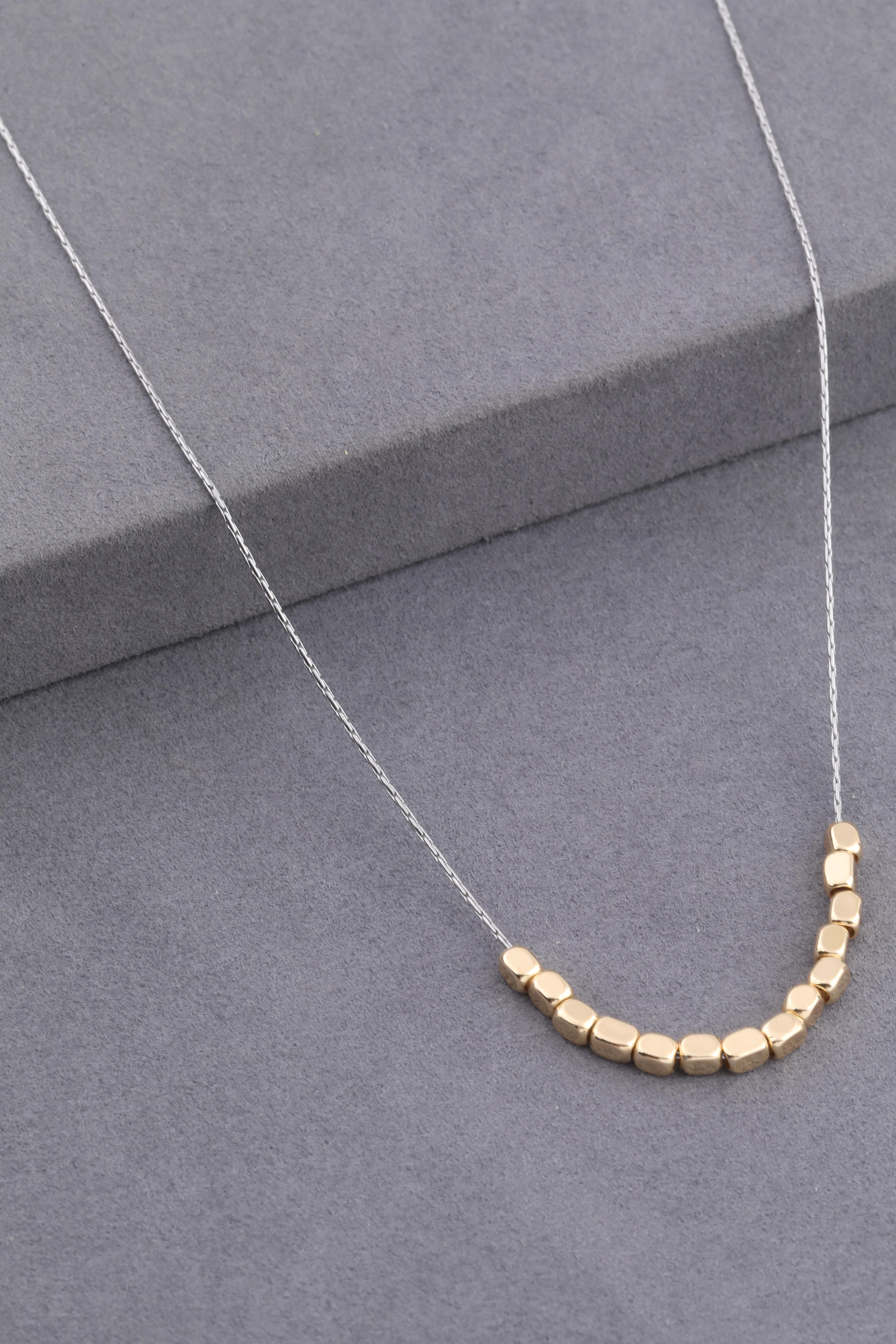 Çelik Kolye Silver 45cm