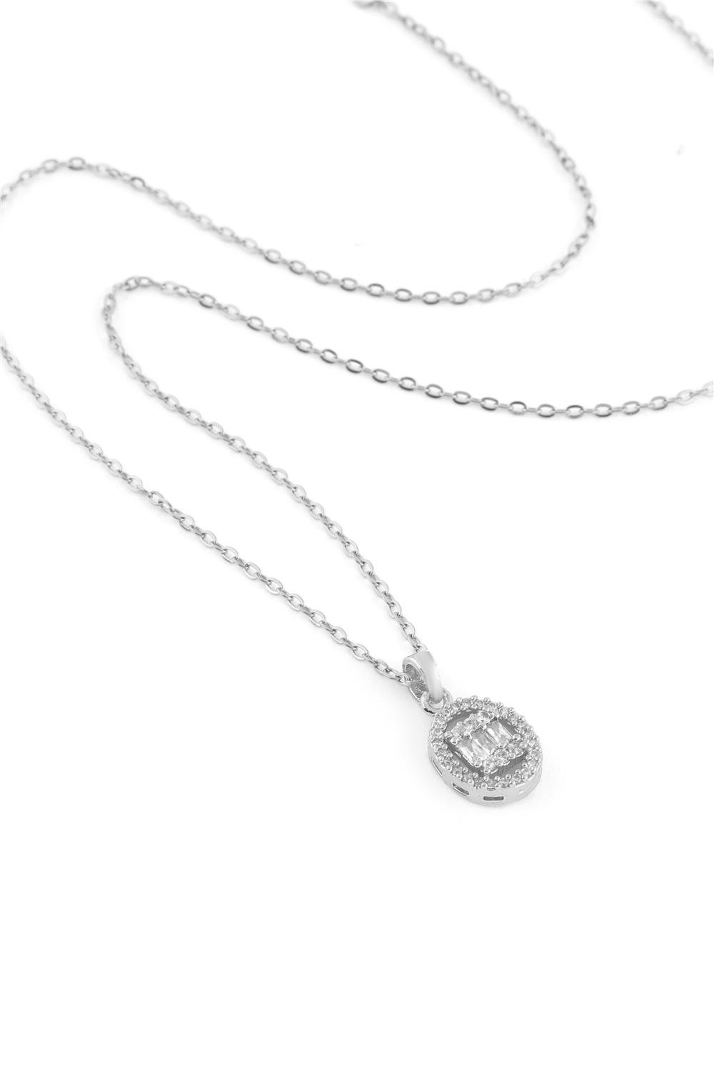 Çelik Kolye Silver 45cm