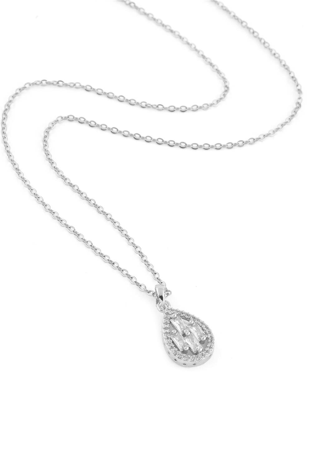 Çelik Kolye Silver 45cm