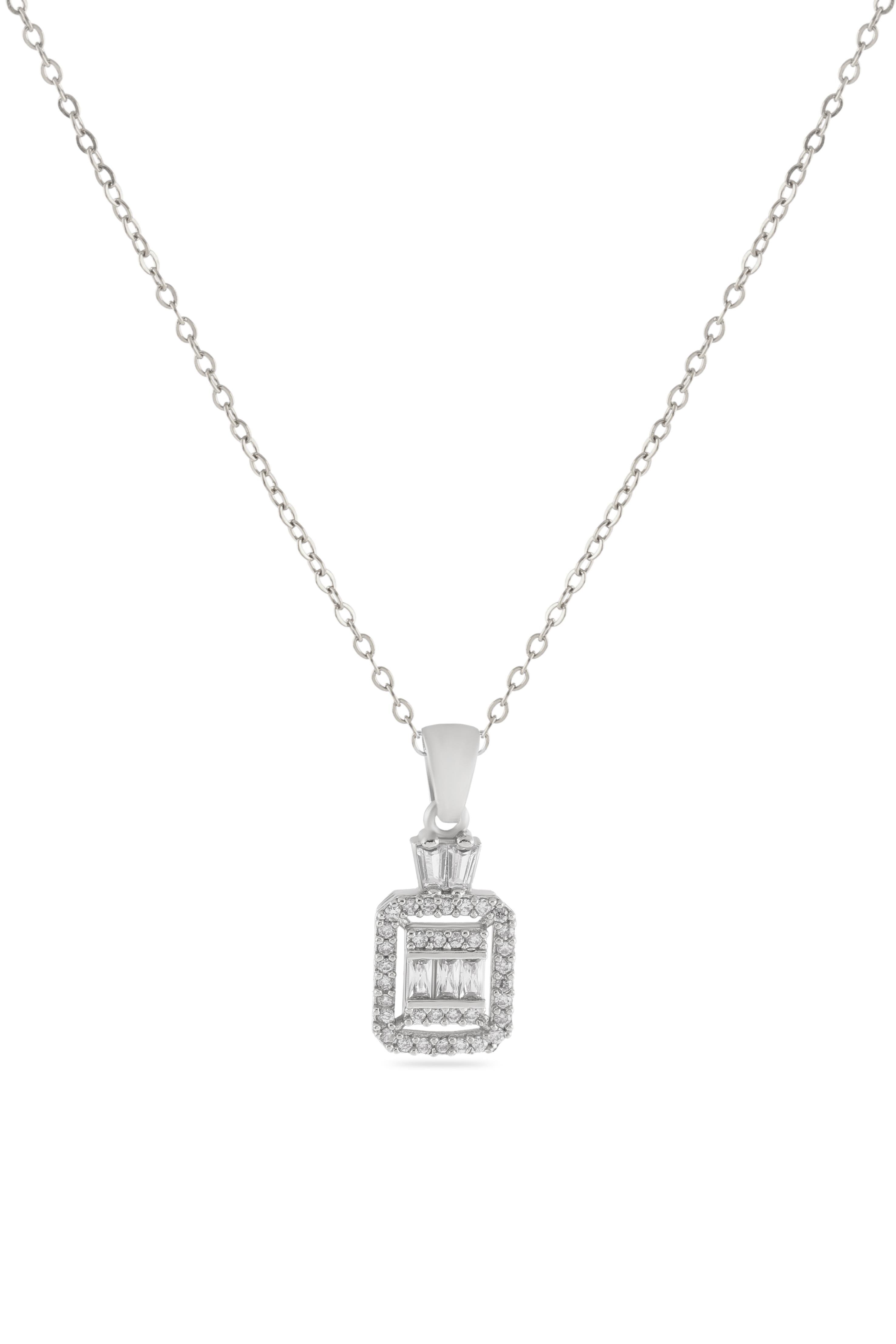 Çelik Kolye Silver 45cm