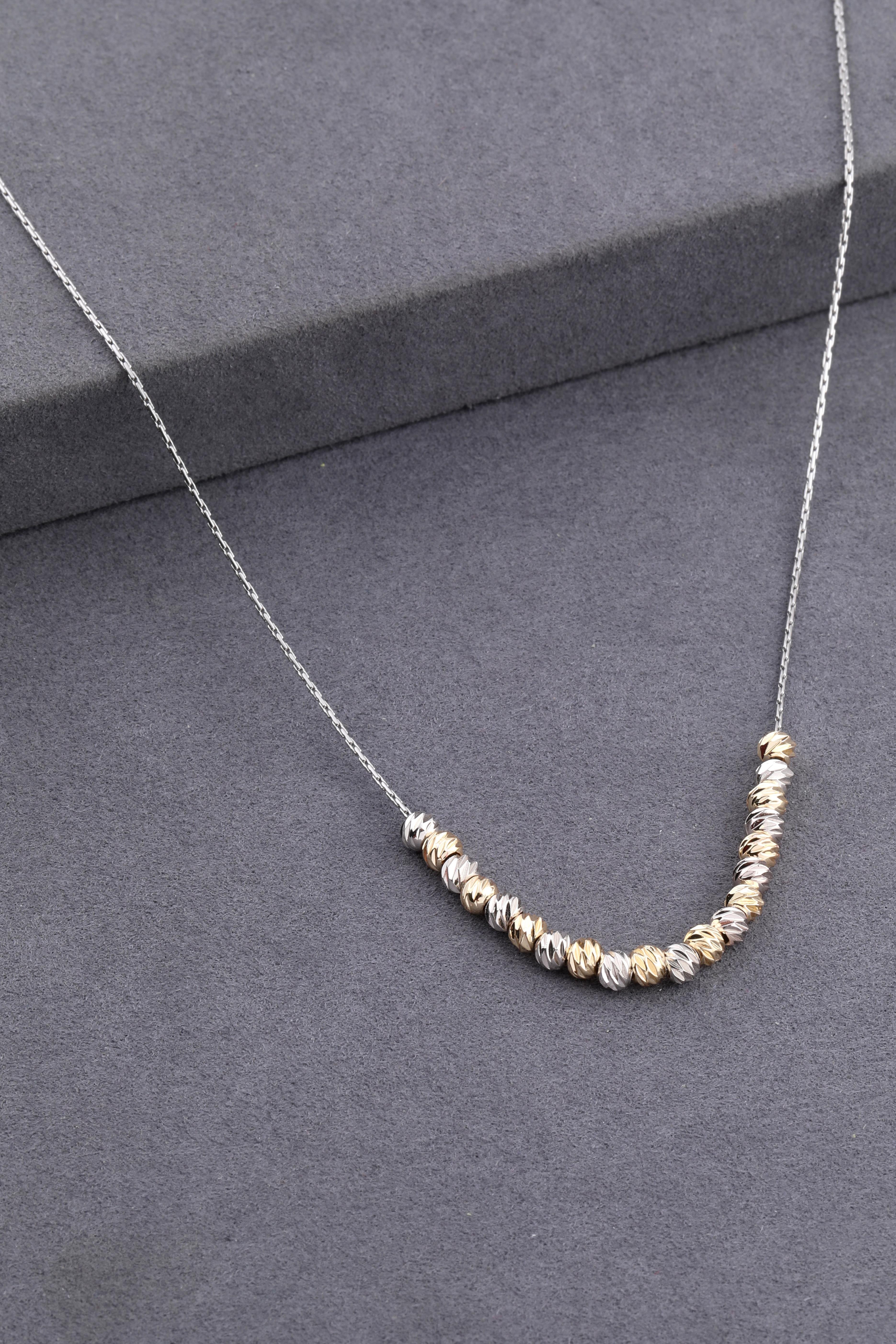 Çelik Kolye Silver 45cm