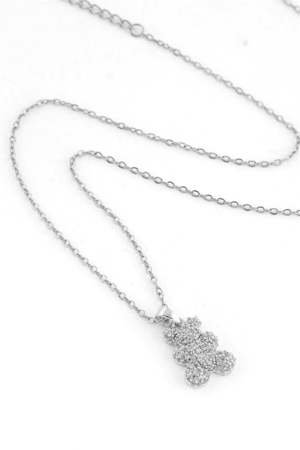 Çelik Kolye Silver 45cm