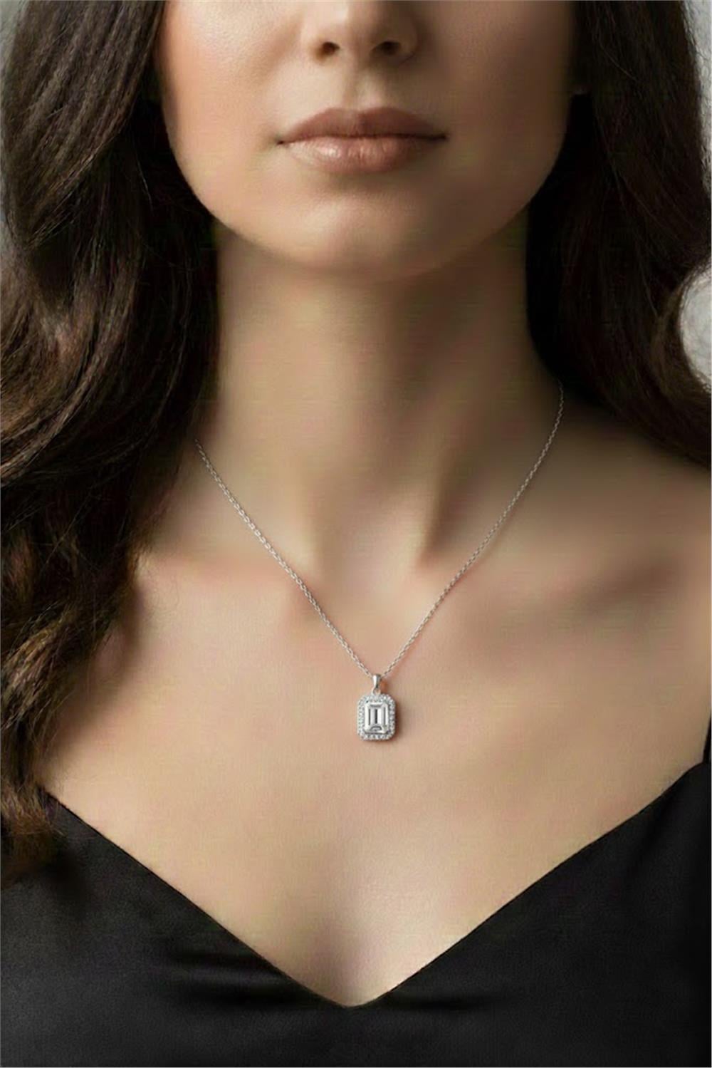 Çelik Kolye Silver 45cm